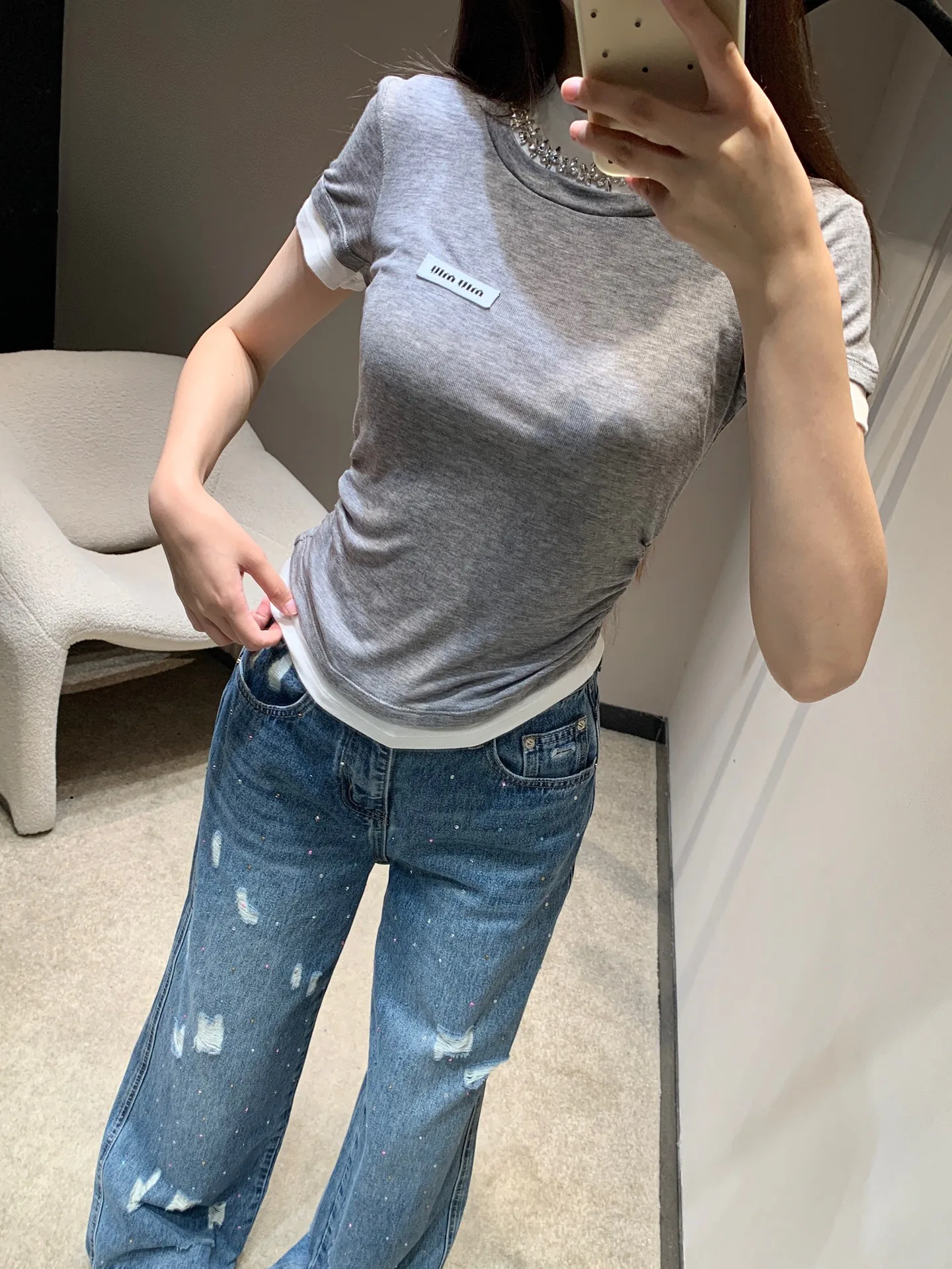 Футболки Женские Miu Miu 11458009