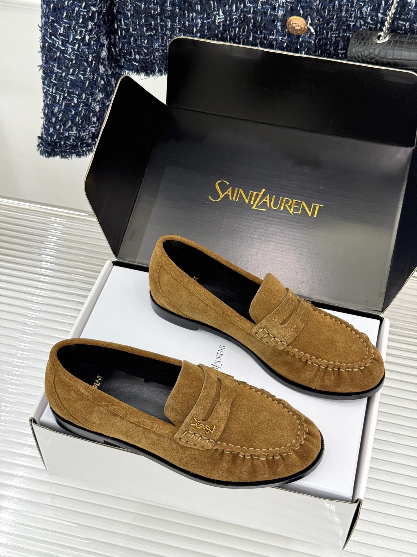Лоферы И Мокасины Женские Saint Laurent 17514971