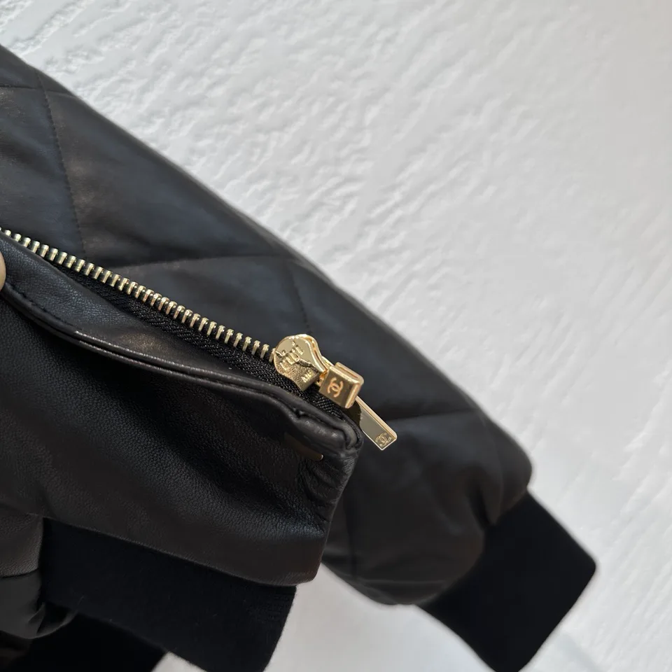 Кожаные Куртки И Дублёнки Женские Chanel 18417964