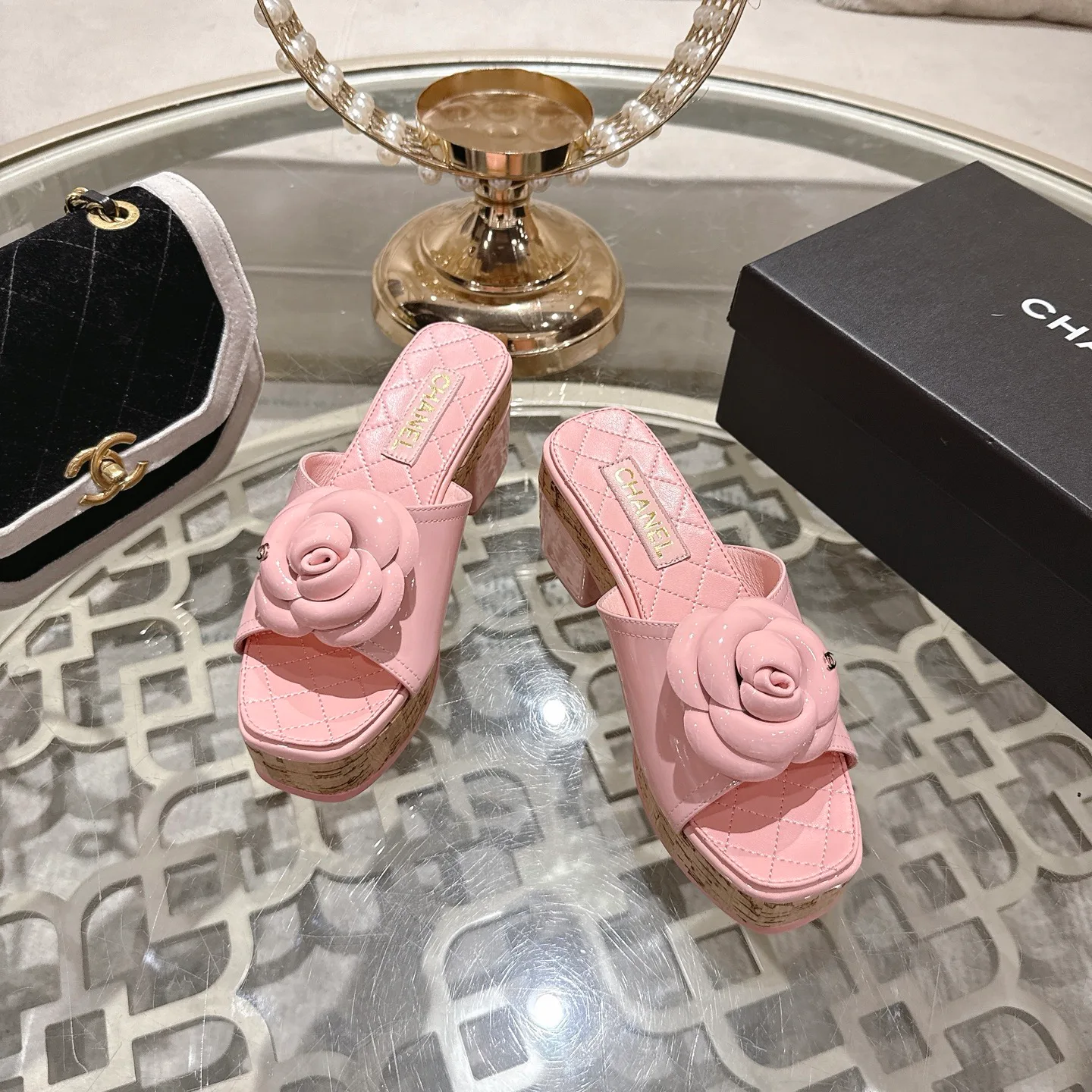 Босоножки Женские Chanel 1529119