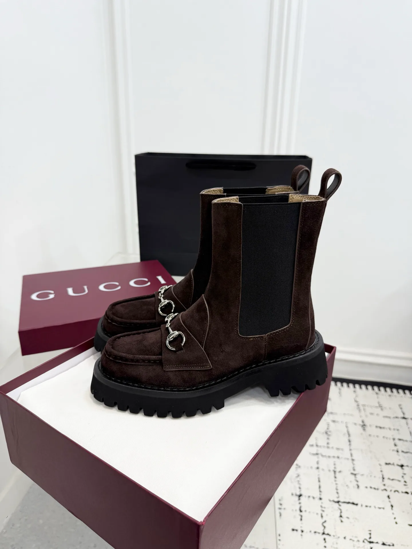 Ботинки Женские Gucci 255872