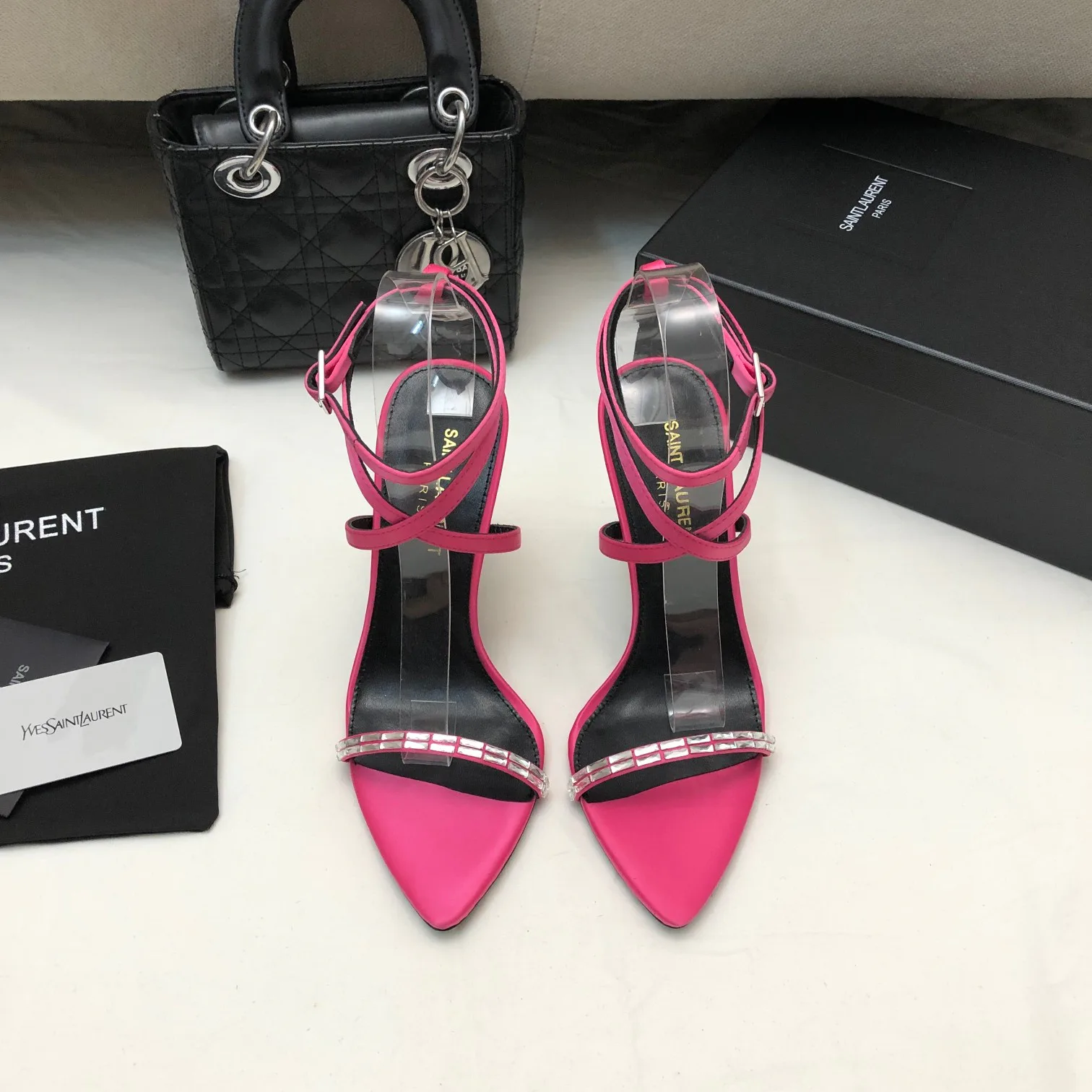 Босоножки Женские Saint Laurent 11220429