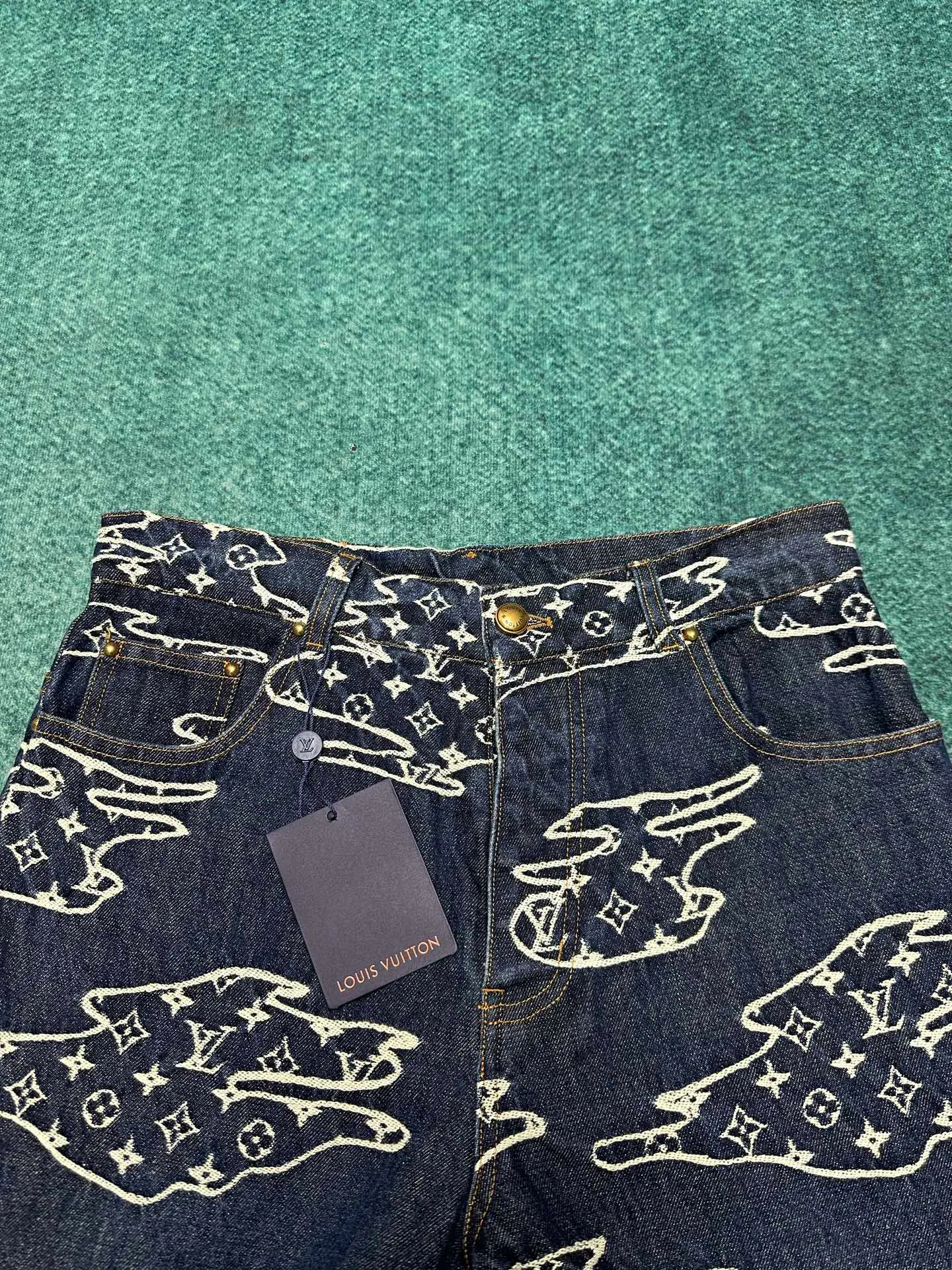 Джинсы Мужские Louis Vuitton 72727