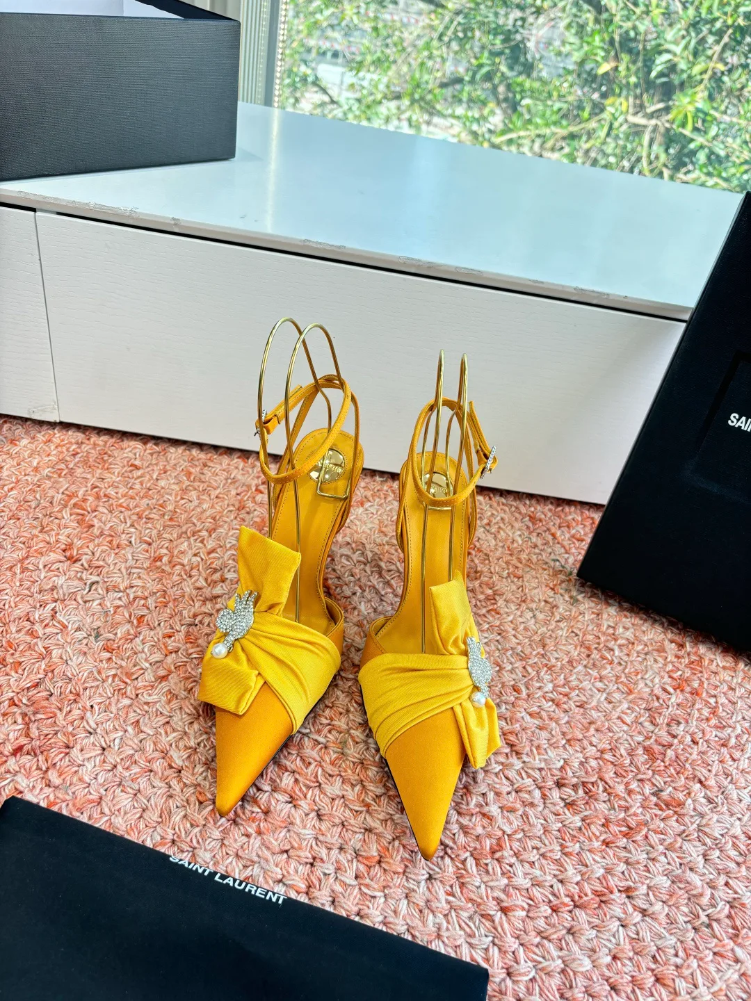 Босоножки Женские Saint Laurent 1294067