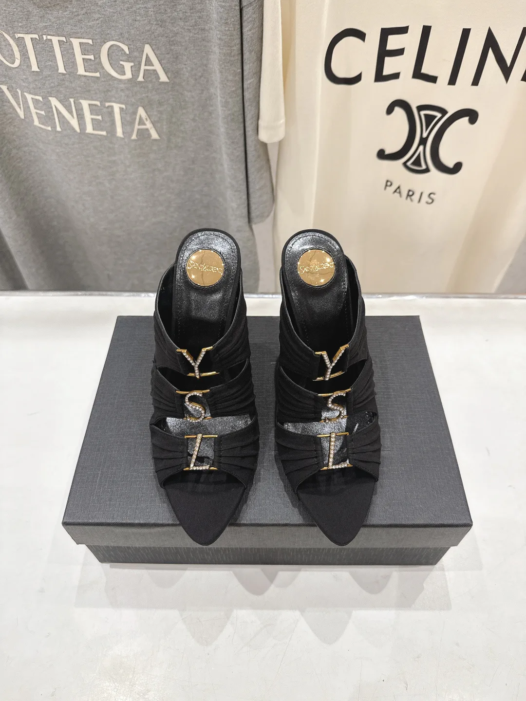 Босоножки Женские Saint Laurent 9916987