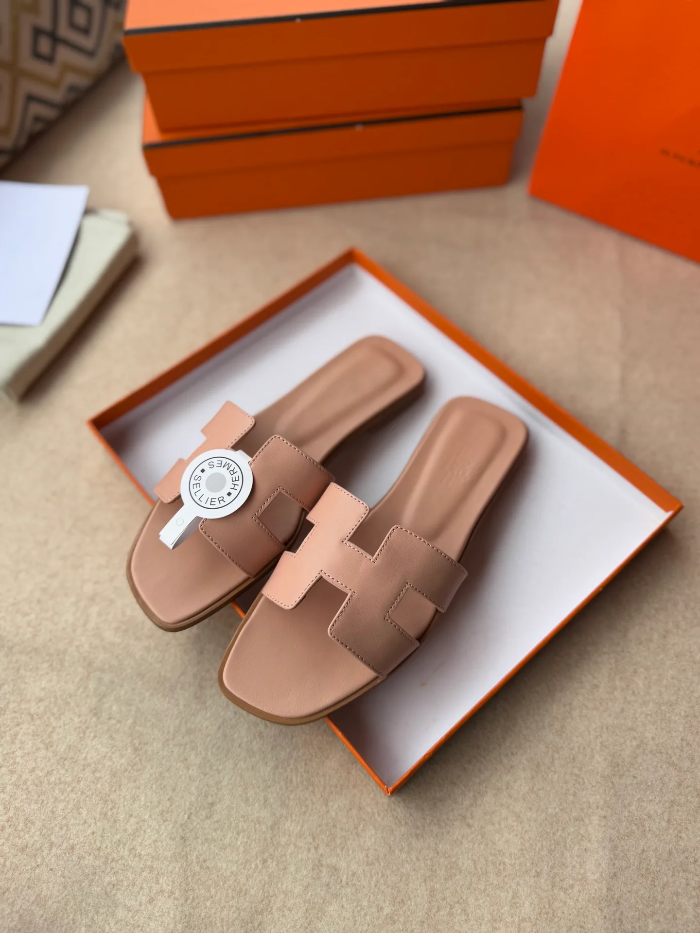 Шлепанцы Женские Hermes 18676