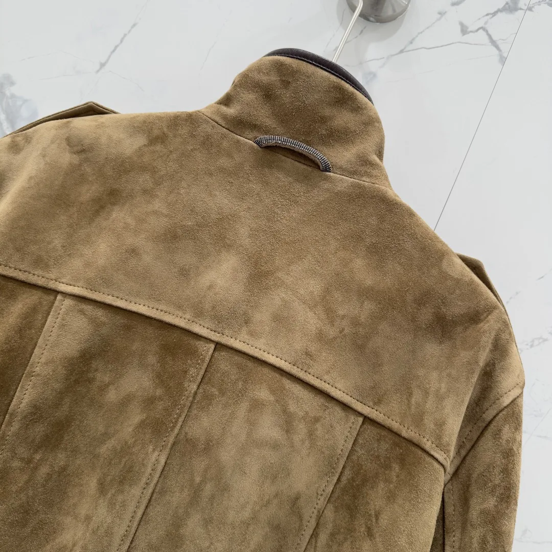 Кожаные Куртки И Дублёнки Женские Brunello Cucinelli 12717805