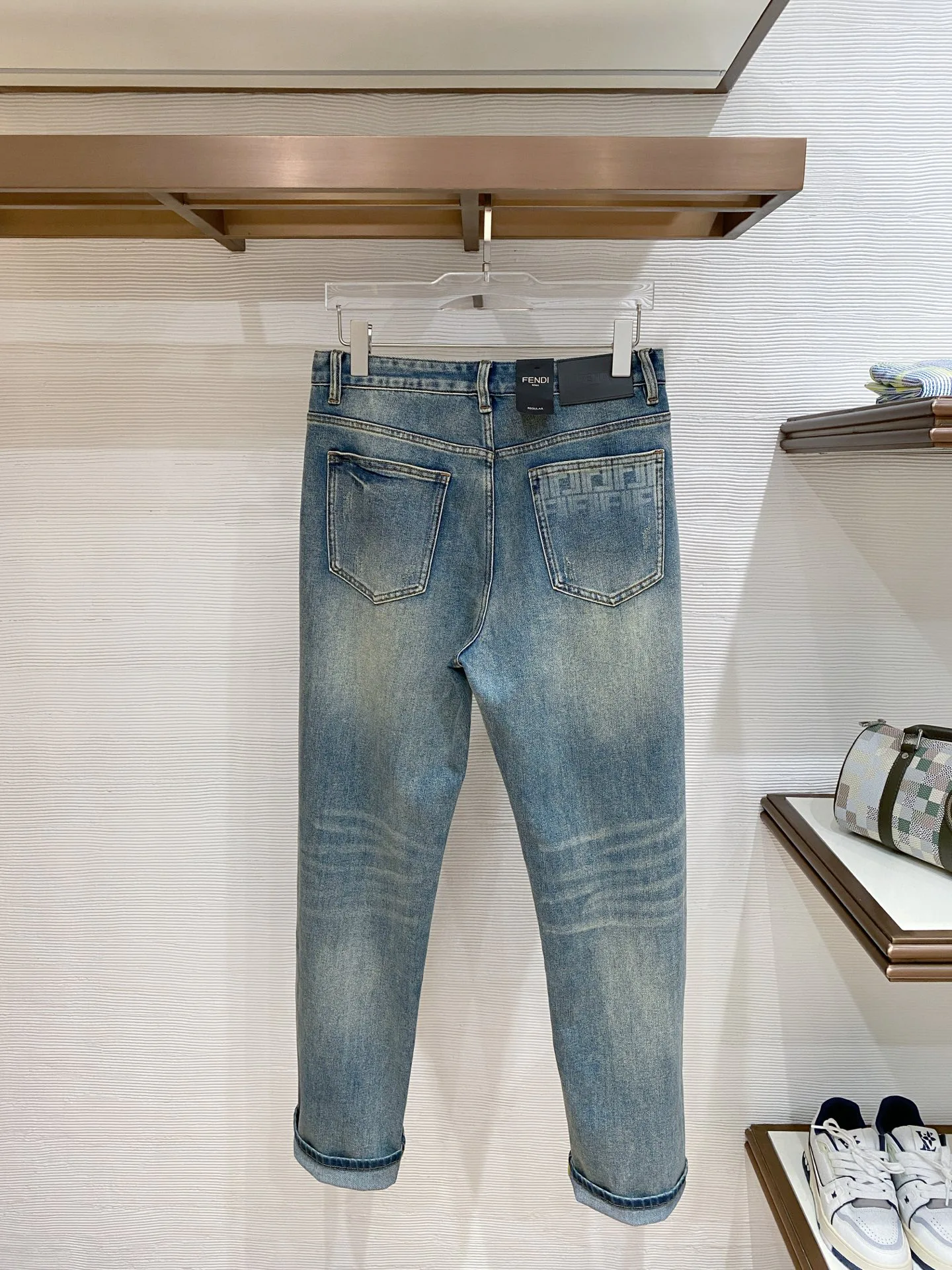 Джинсы Мужские Fendi 9856561