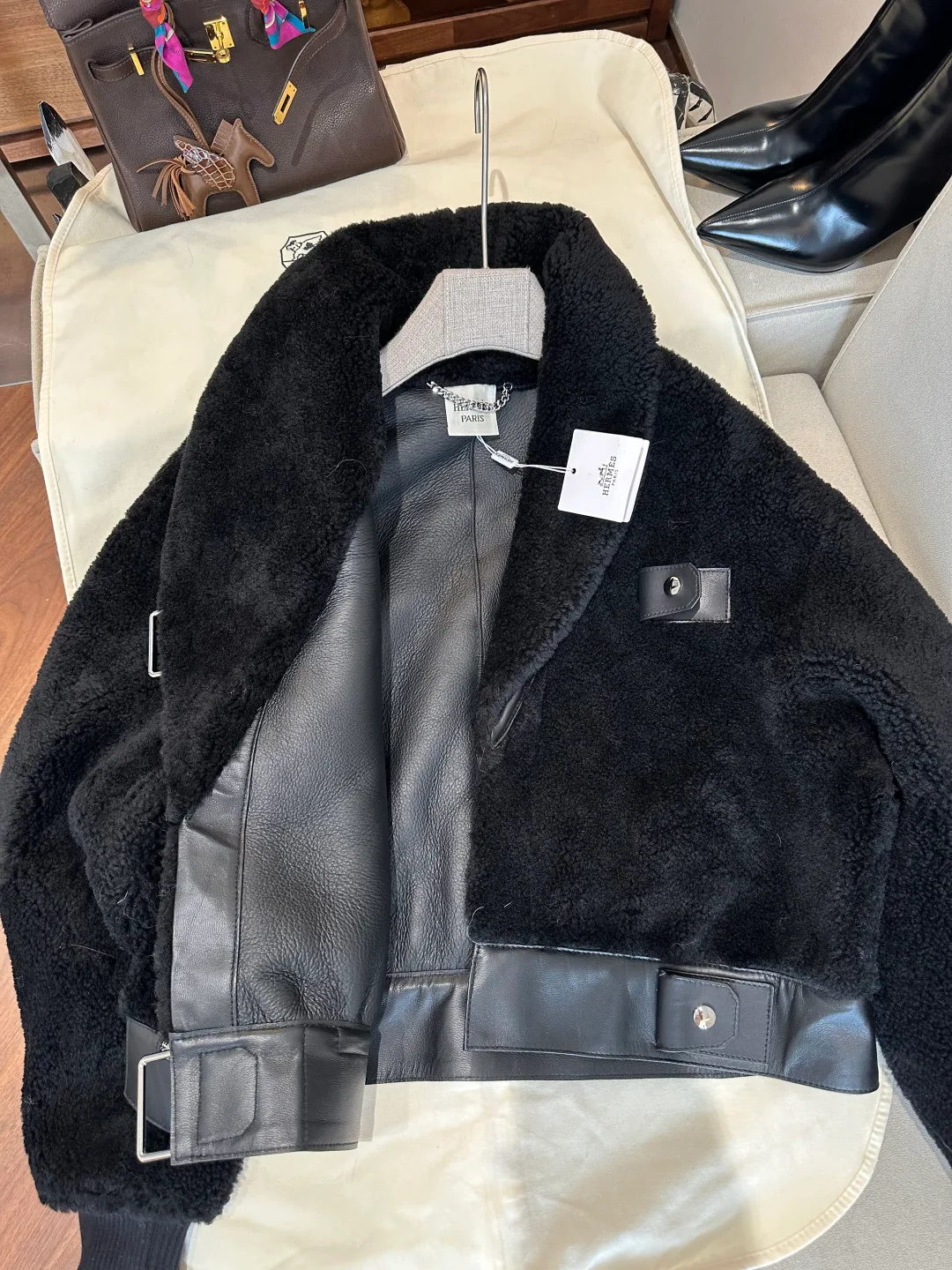 Кожаные Куртки И Дублёнки Женские Hermes 20098279
