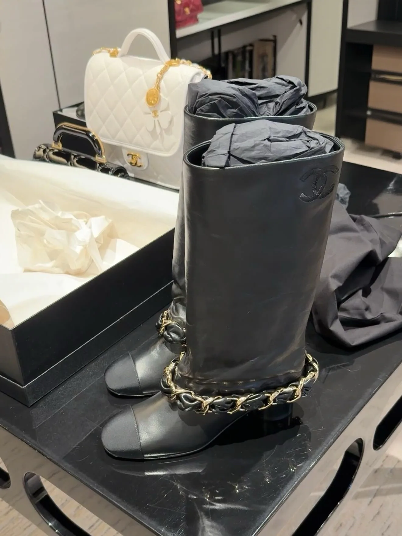 Сапоги Женские Chanel 18199030