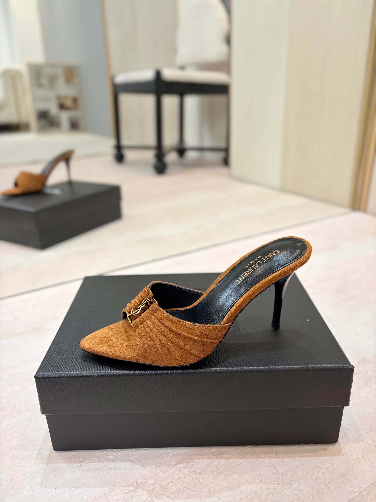 Мюли И Сабо Женские Saint Laurent 17476015
