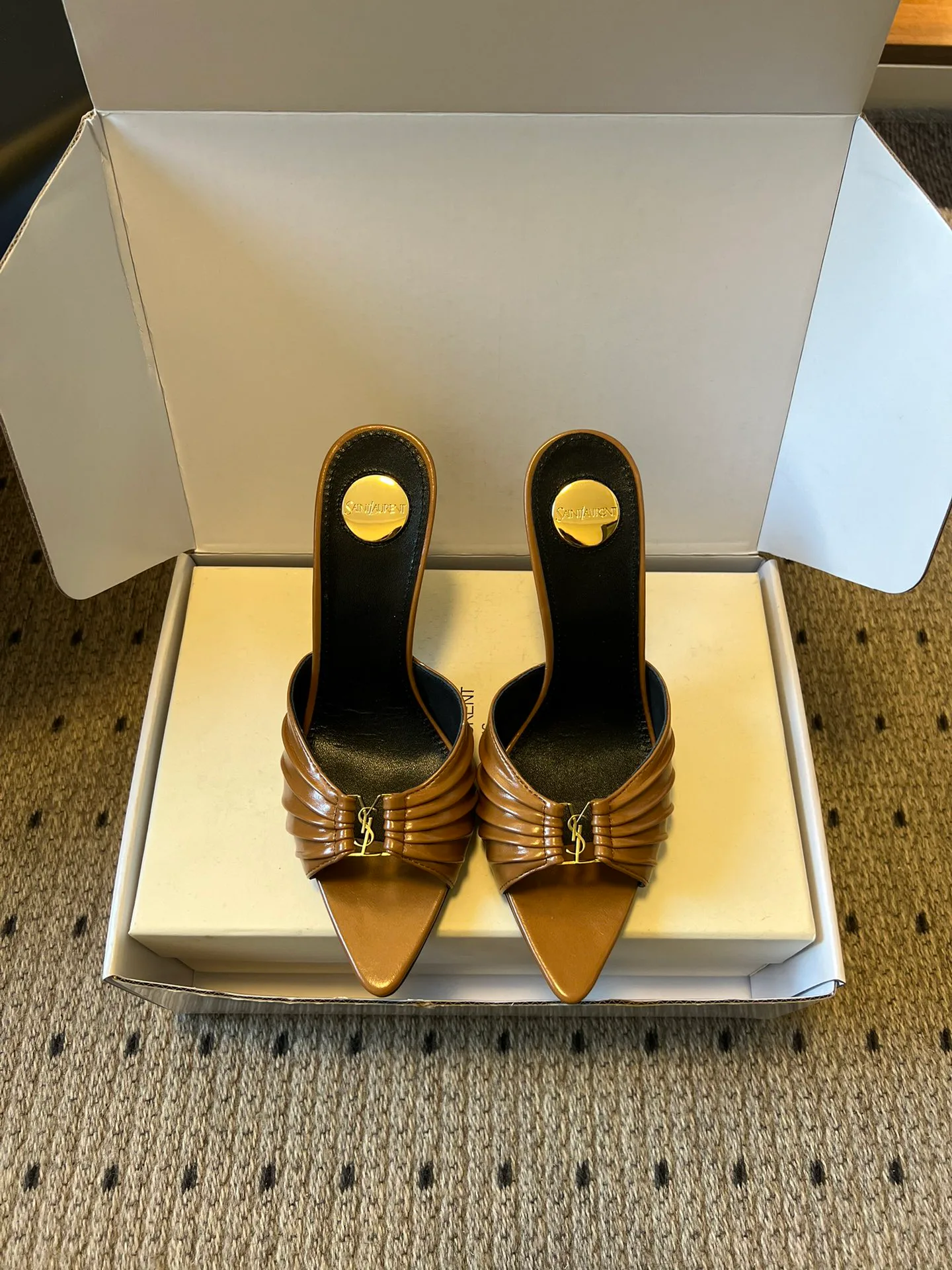 Босоножки Женские Saint Laurent 11129303