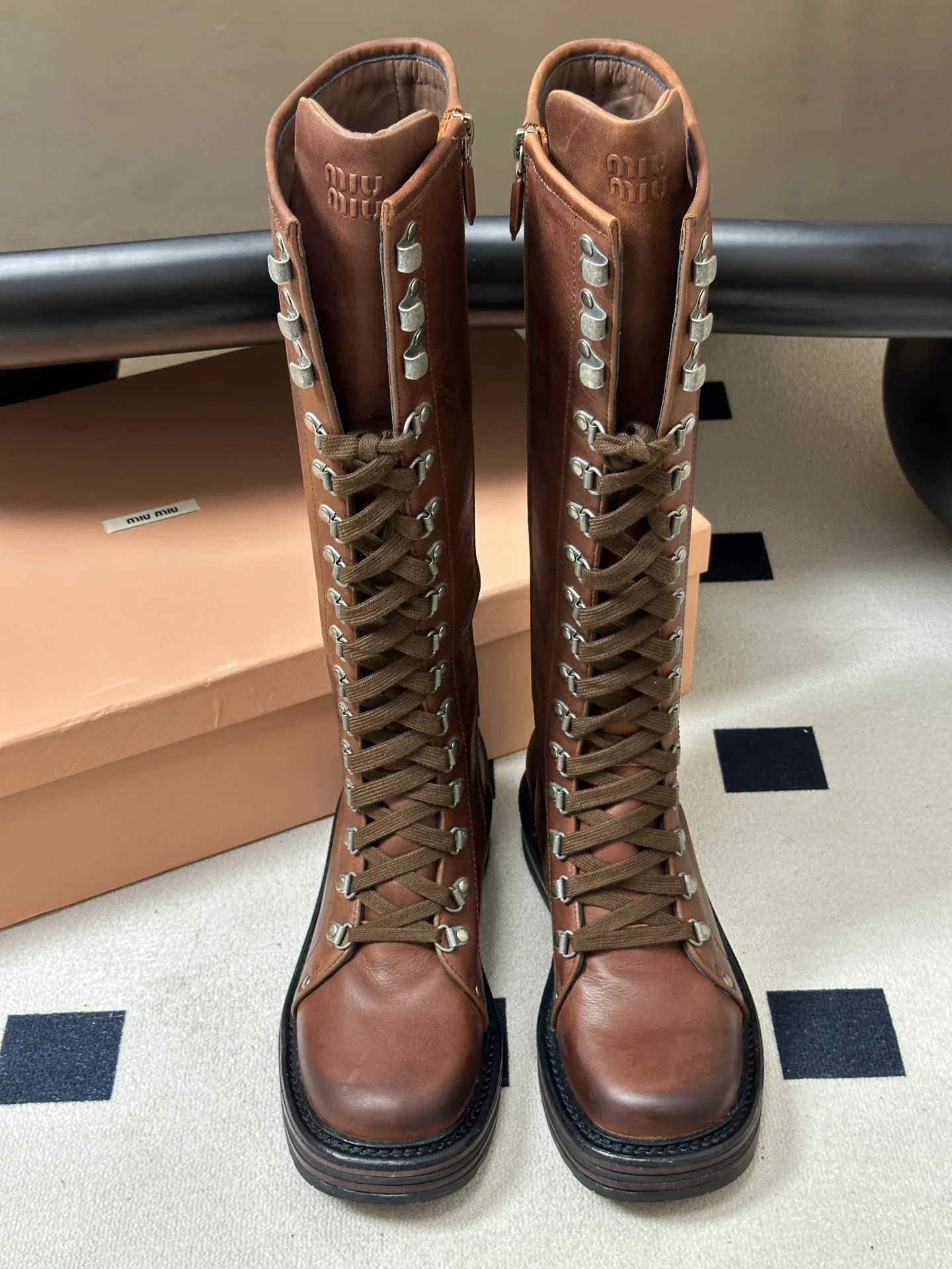 Ботинки Женские Miu Miu 17938778