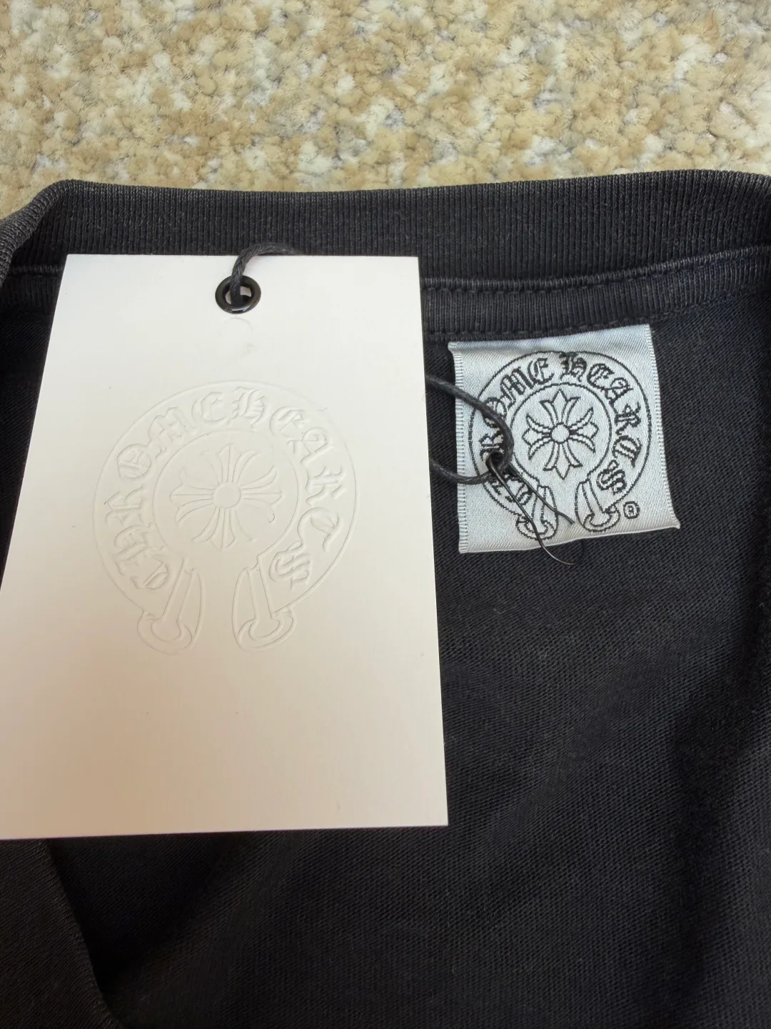 Лонгсливы Мужские Chrome Hearts 10452220