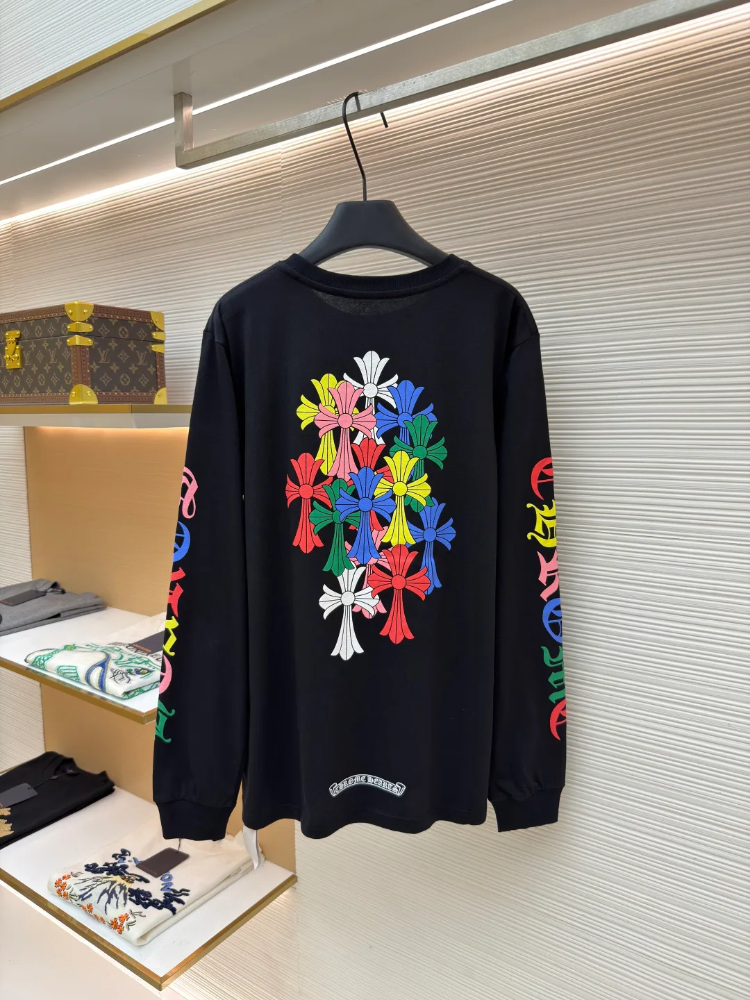 Лонгсливы Мужские Chrome Hearts 11399338