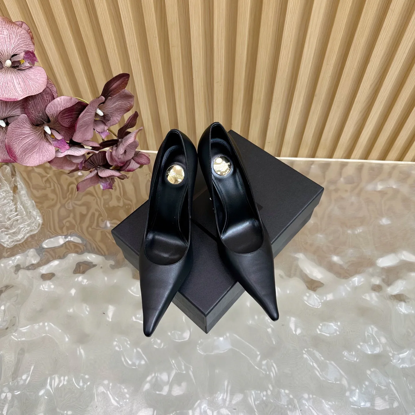 Босоножки Женские Saint Laurent 11490764