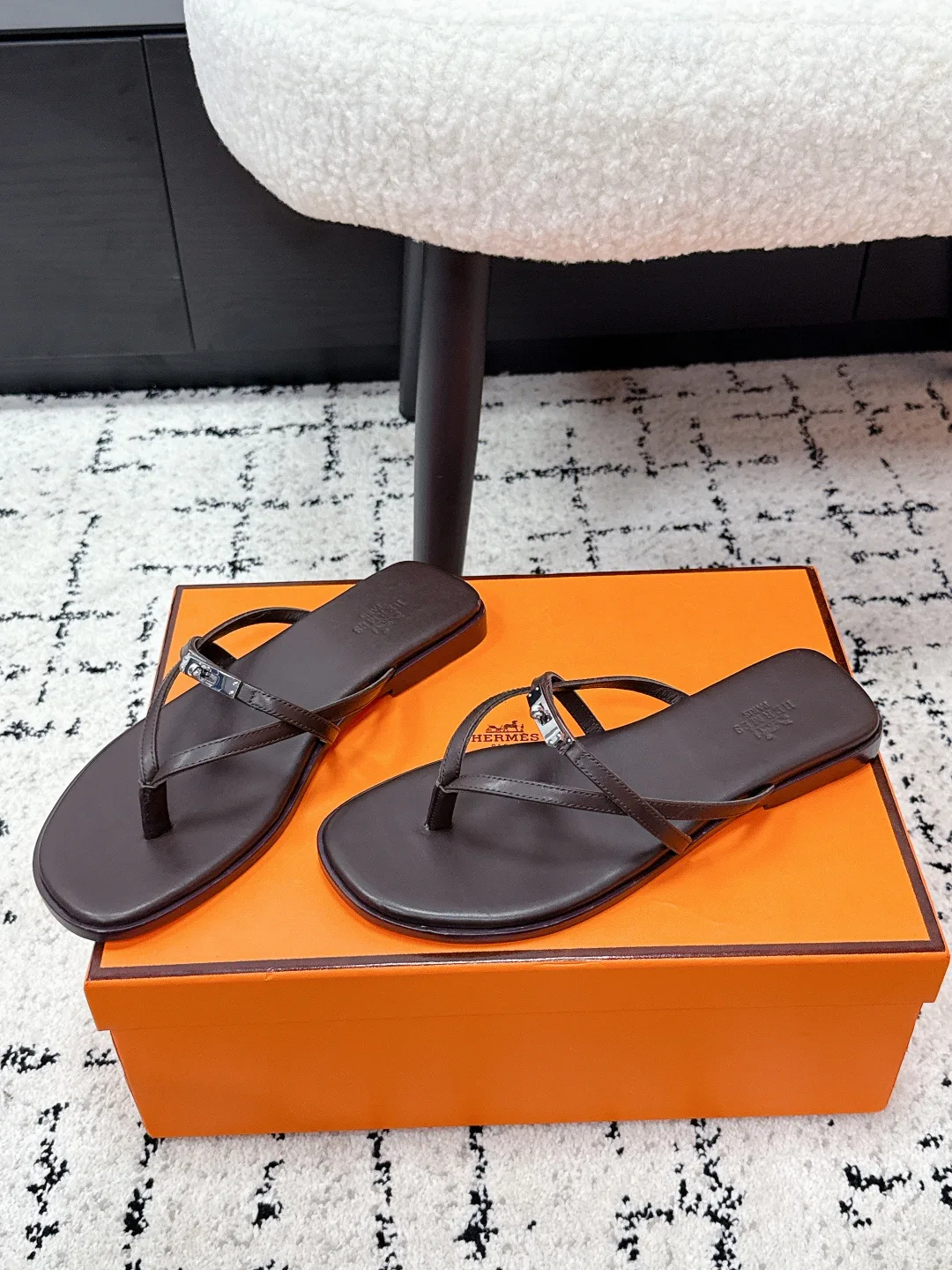 Шлепанцы Женские Hermes 11237980