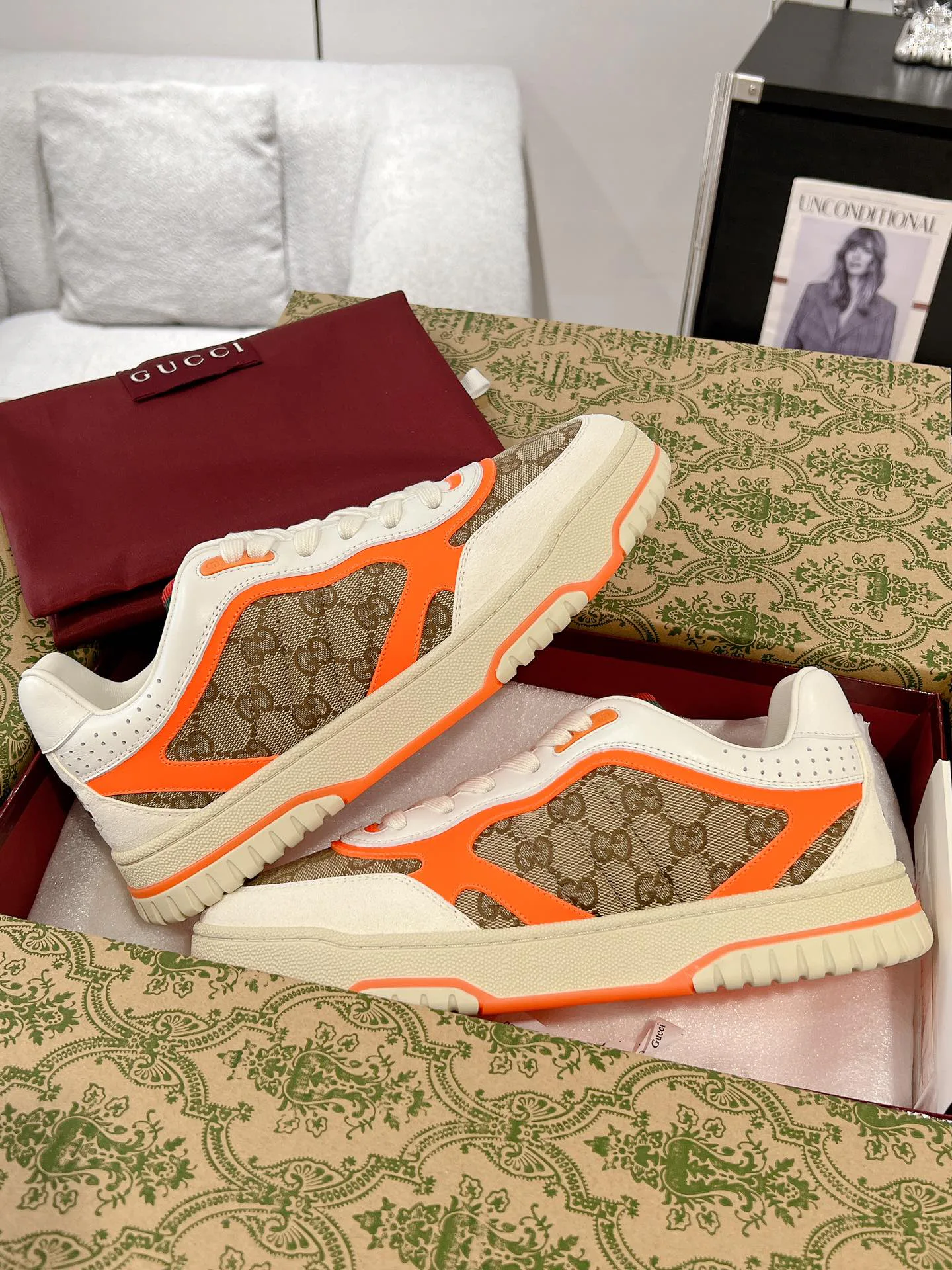Кроссовки Мужские Gucci 458077