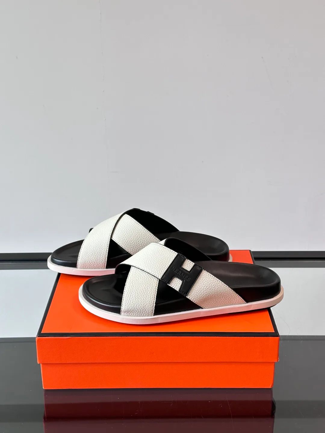 Шлепанцы Мужские Hermes 157423