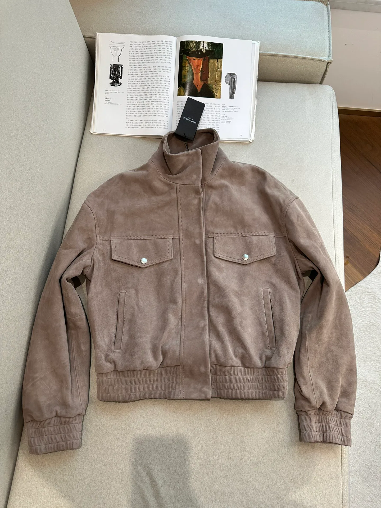 Кожаные Куртки И Дублёнки Женские Saint Laurent 11518173