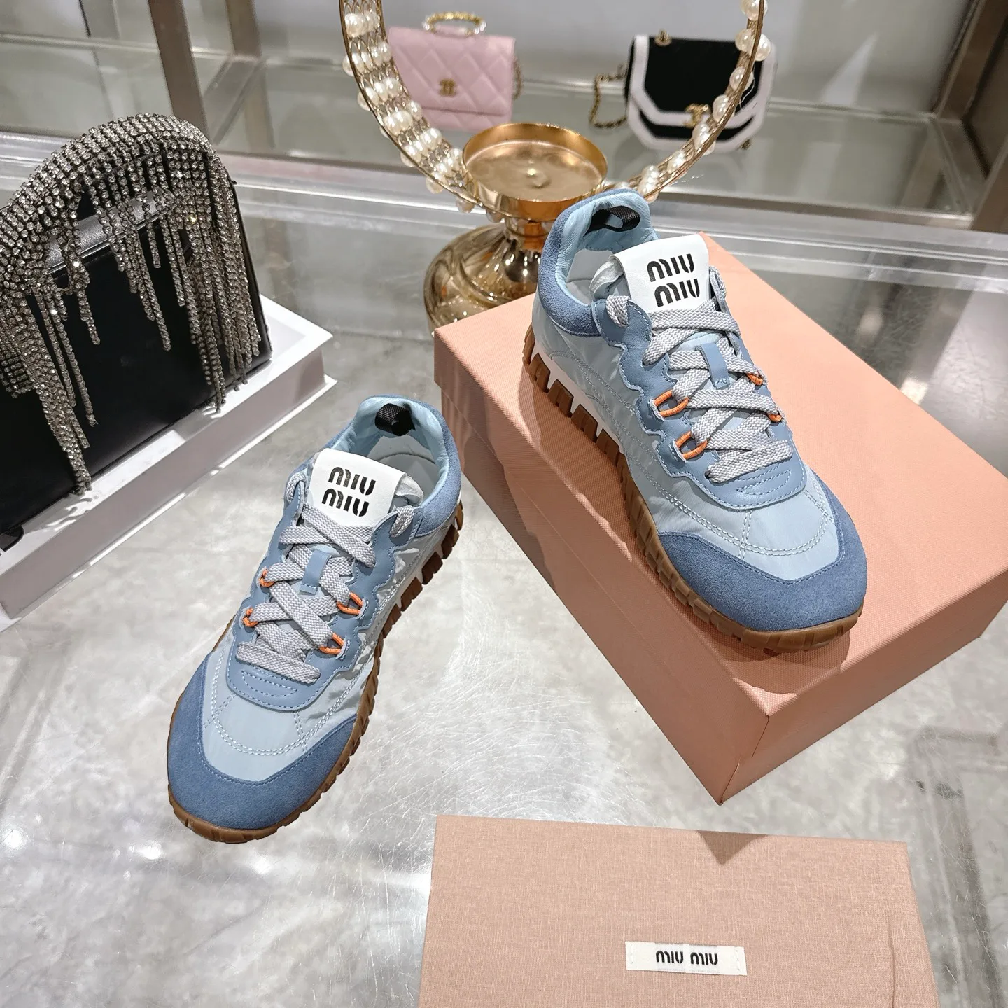 Кроссовки Женские Miu Miu 1348226
