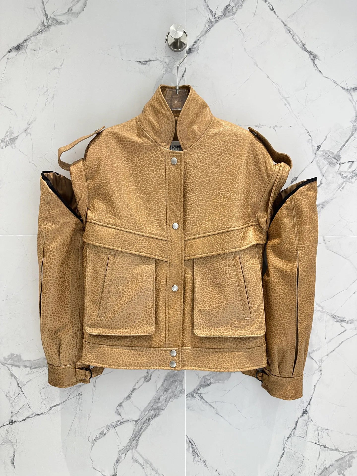 Кожаные Куртки И Дублёнки Женские Saint Laurent 11598148