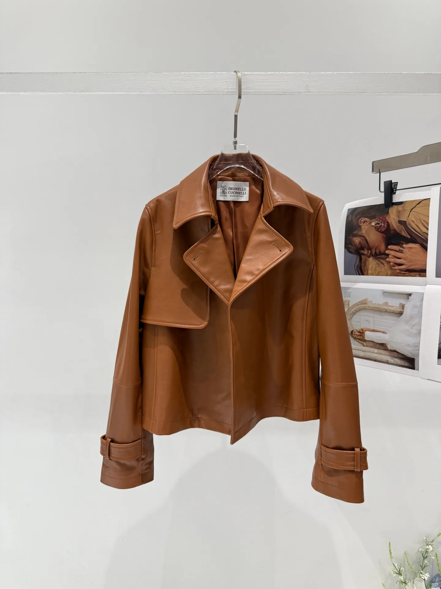 Кожаные Куртки И Дублёнки Женские Brunello Cucinelli 13683067