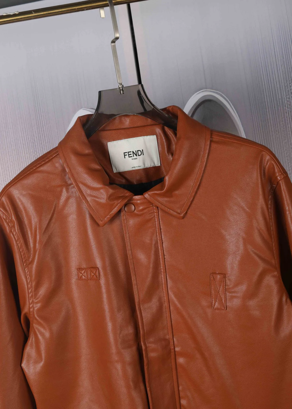 Кожаные Куртки И Дублёнки Мужские Fendi 3007