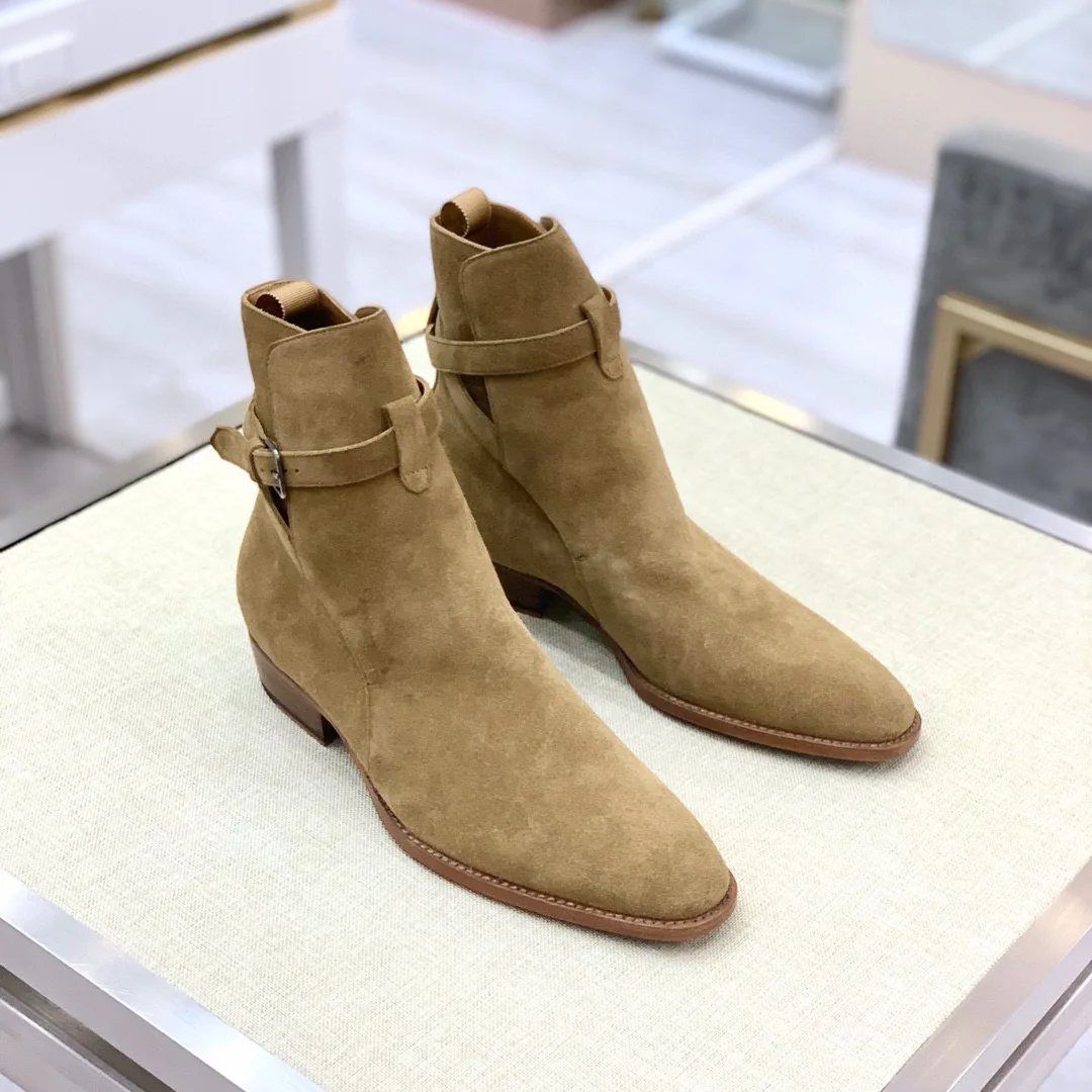 Ботинки Мужские Saint Laurent 351711