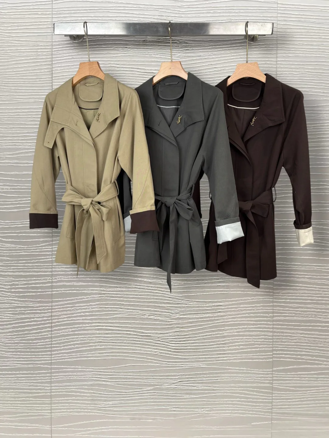 Тренчи Женские Saint Laurent 18484249