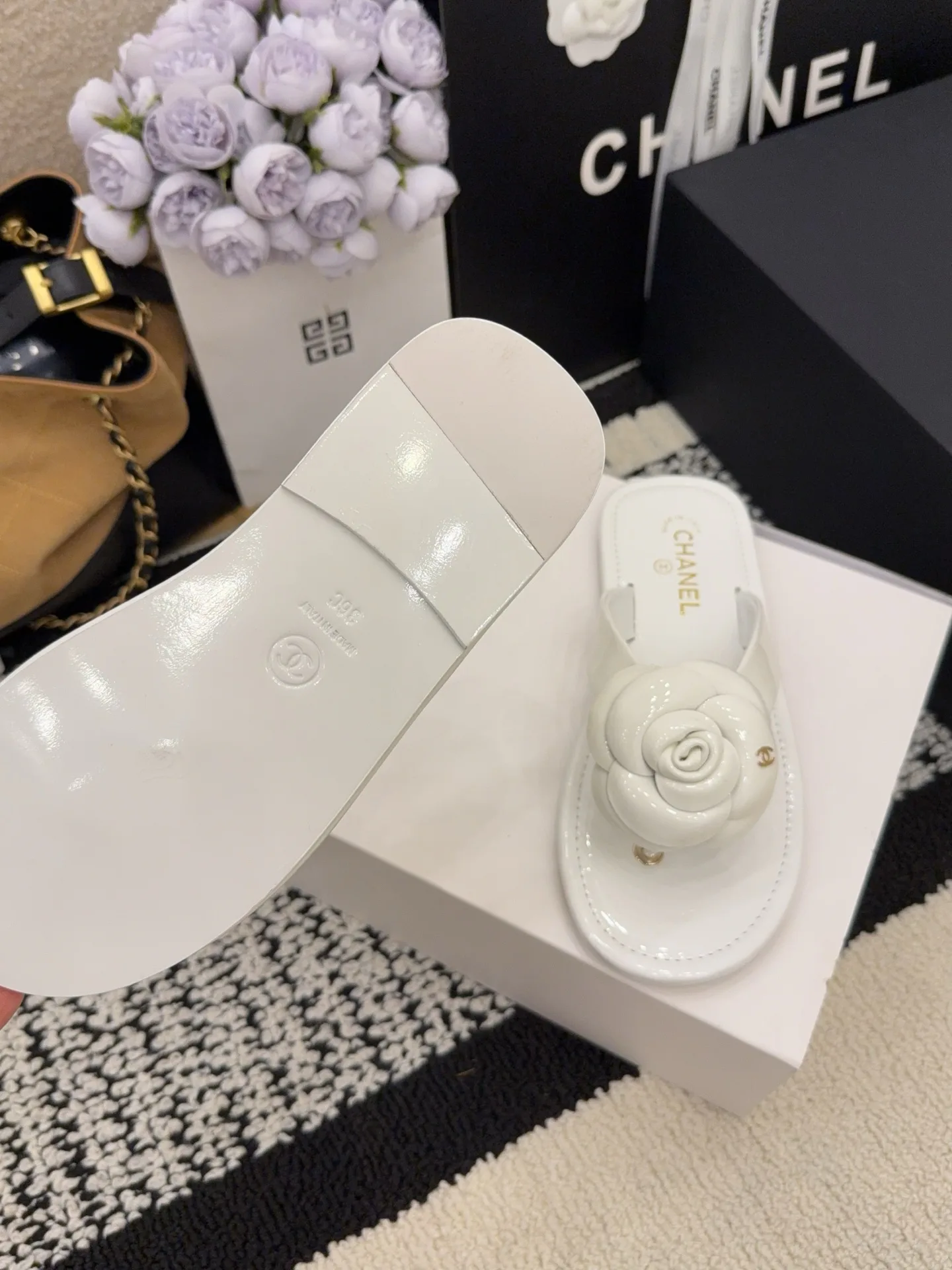 Шлепанцы Женские Chanel 403355