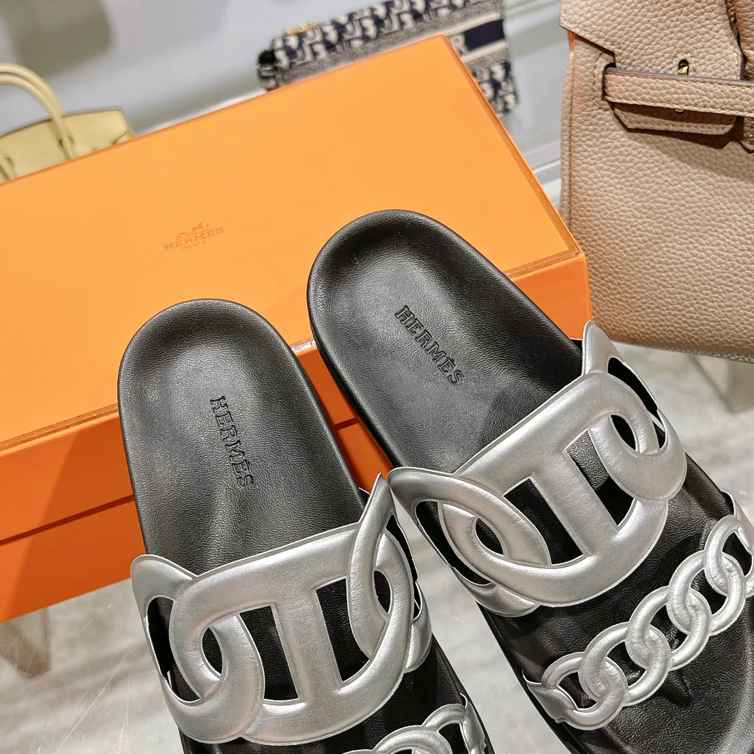 Шлепанцы Женские Hermes 19978