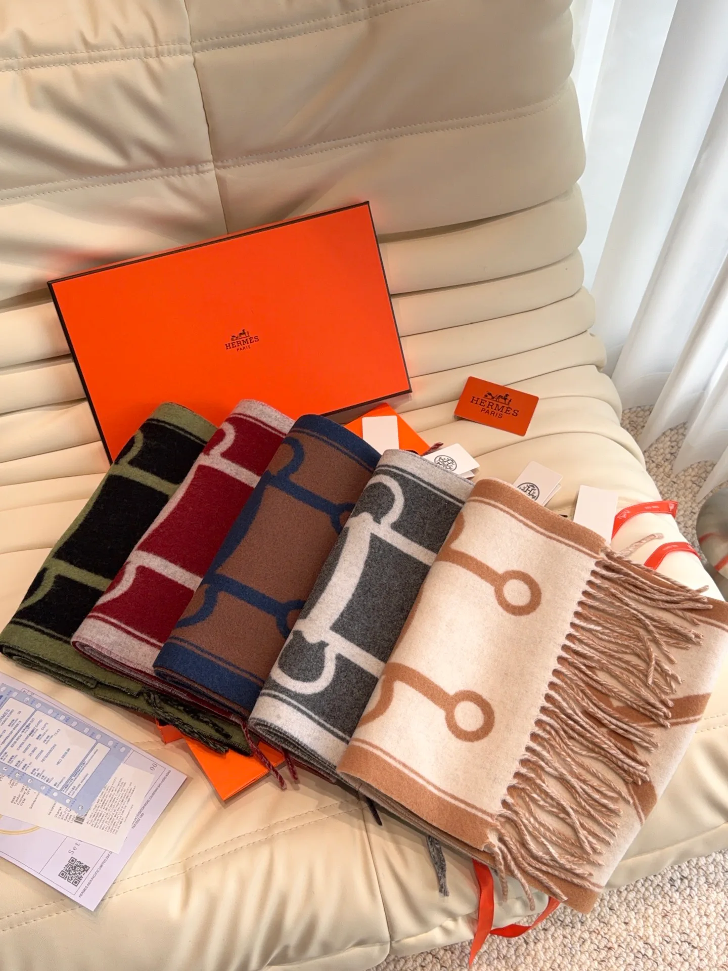 Шарфы Hermes 18401205
