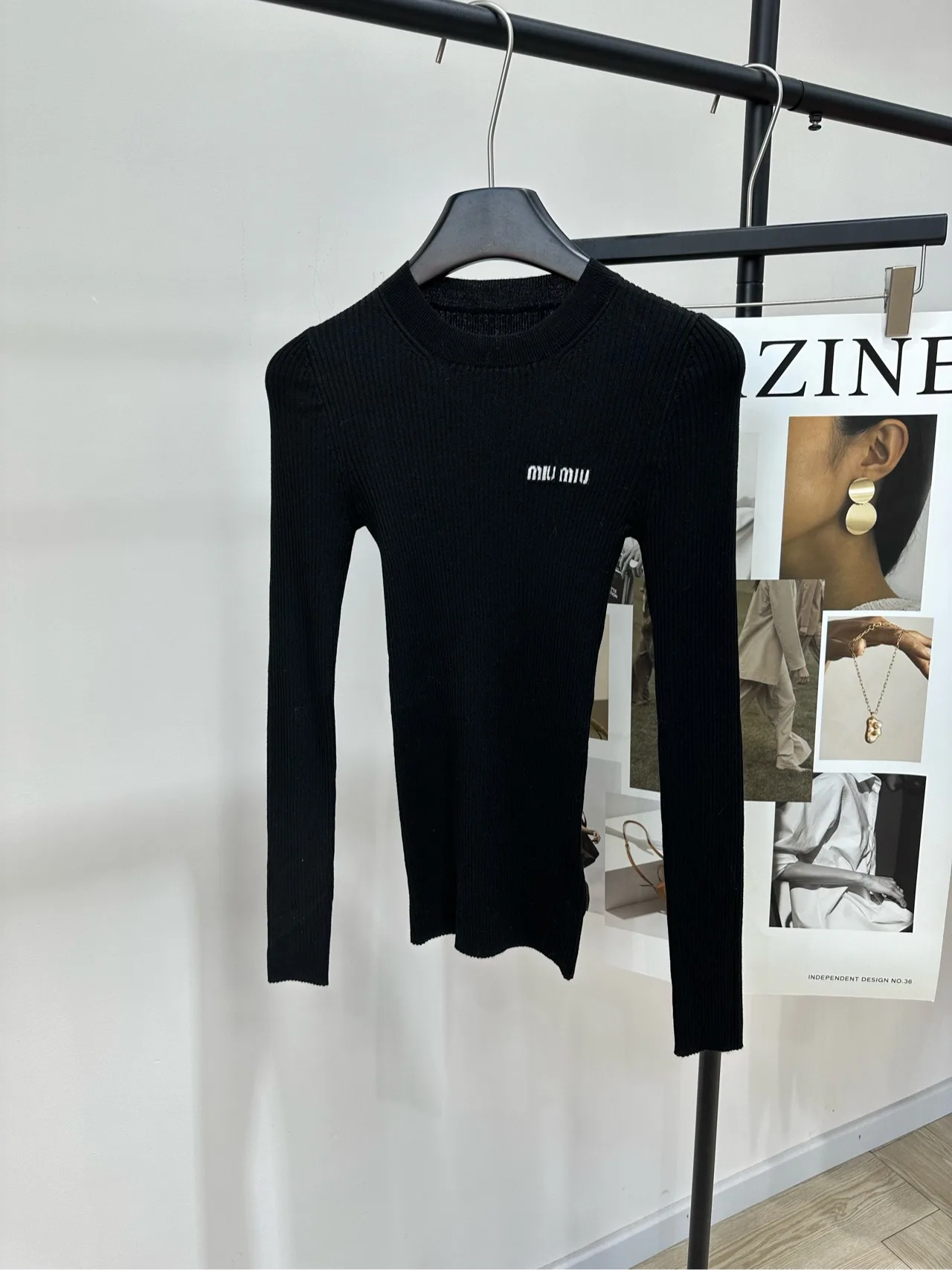 Лонгсливы Мужские Miu Miu 339542