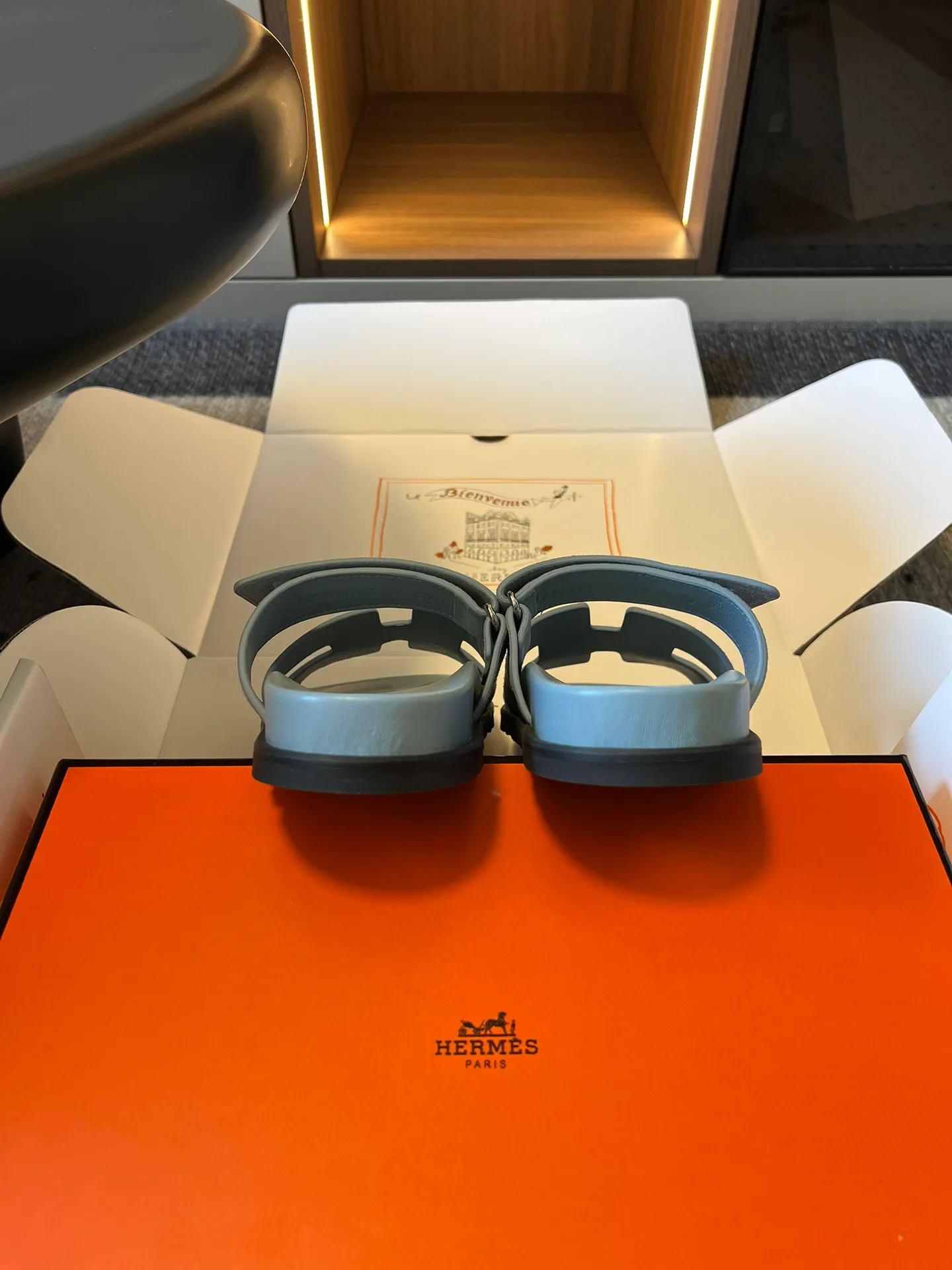 Шлепанцы Женские Hermes 12777606