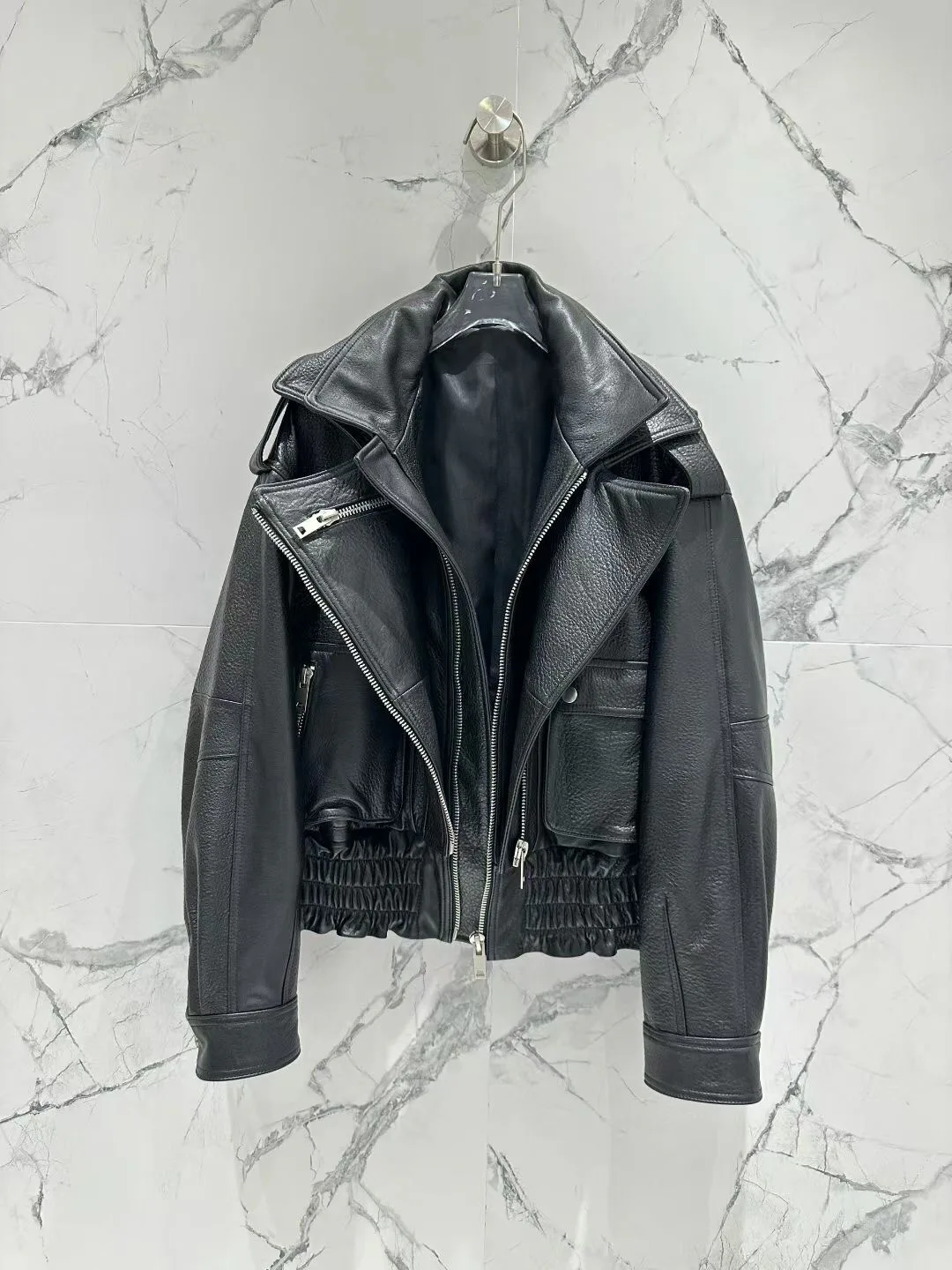 Кожаные Куртки И Дублёнки Женские Alaia 11700626