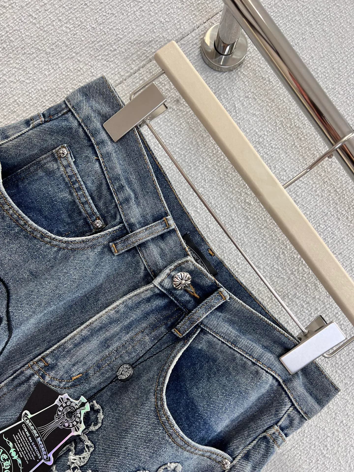 Джинсы Женские Chrome Hearts 1393753