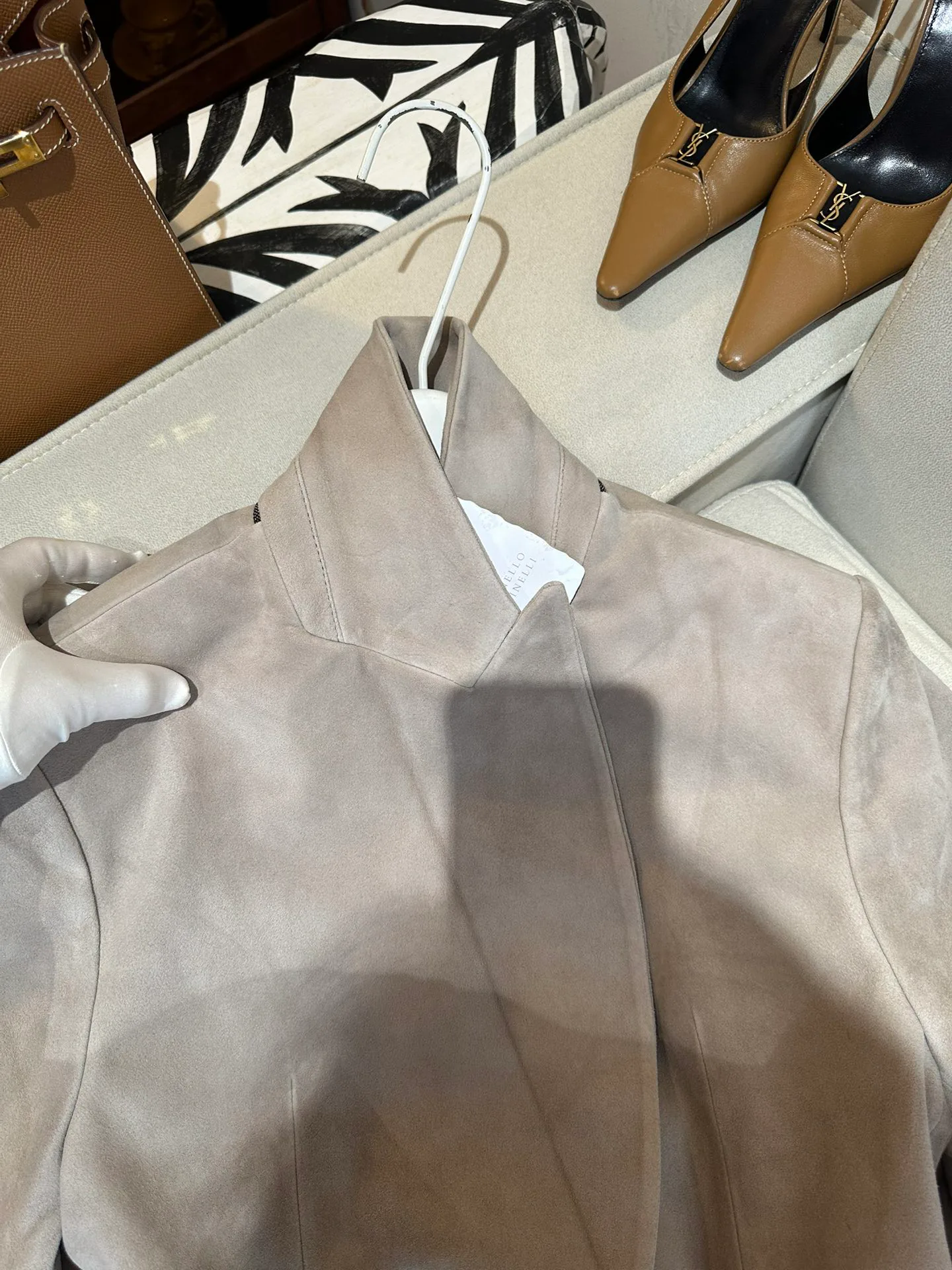 Кожаные Куртки И Дублёнки Женские Brunello Cucinelli 11349914