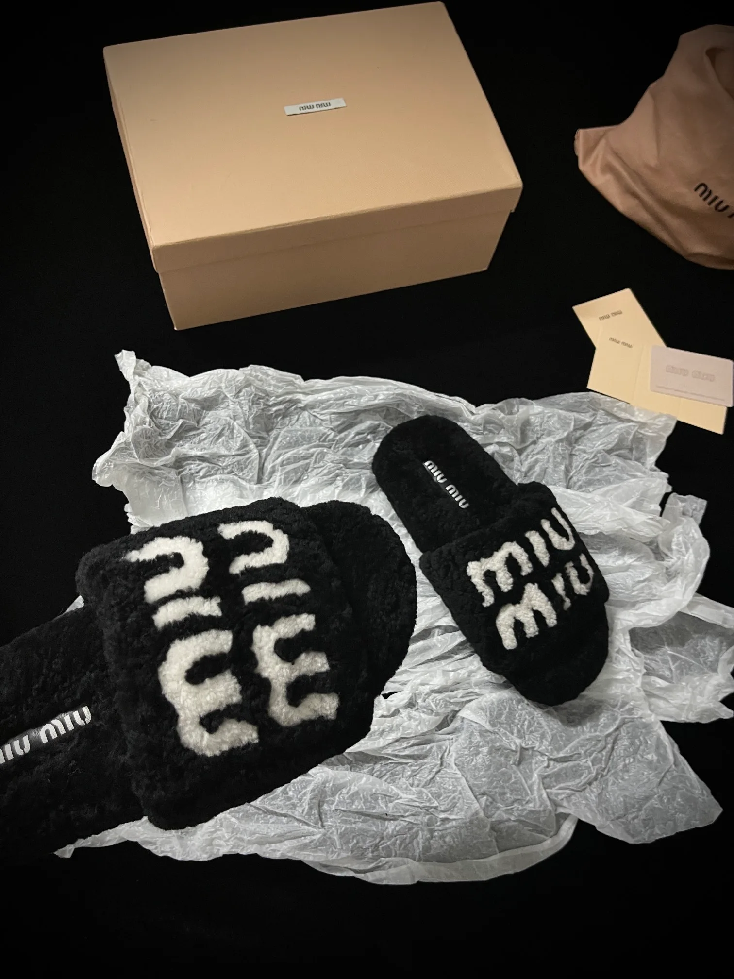 Тапочки Женские Miu Miu 189639