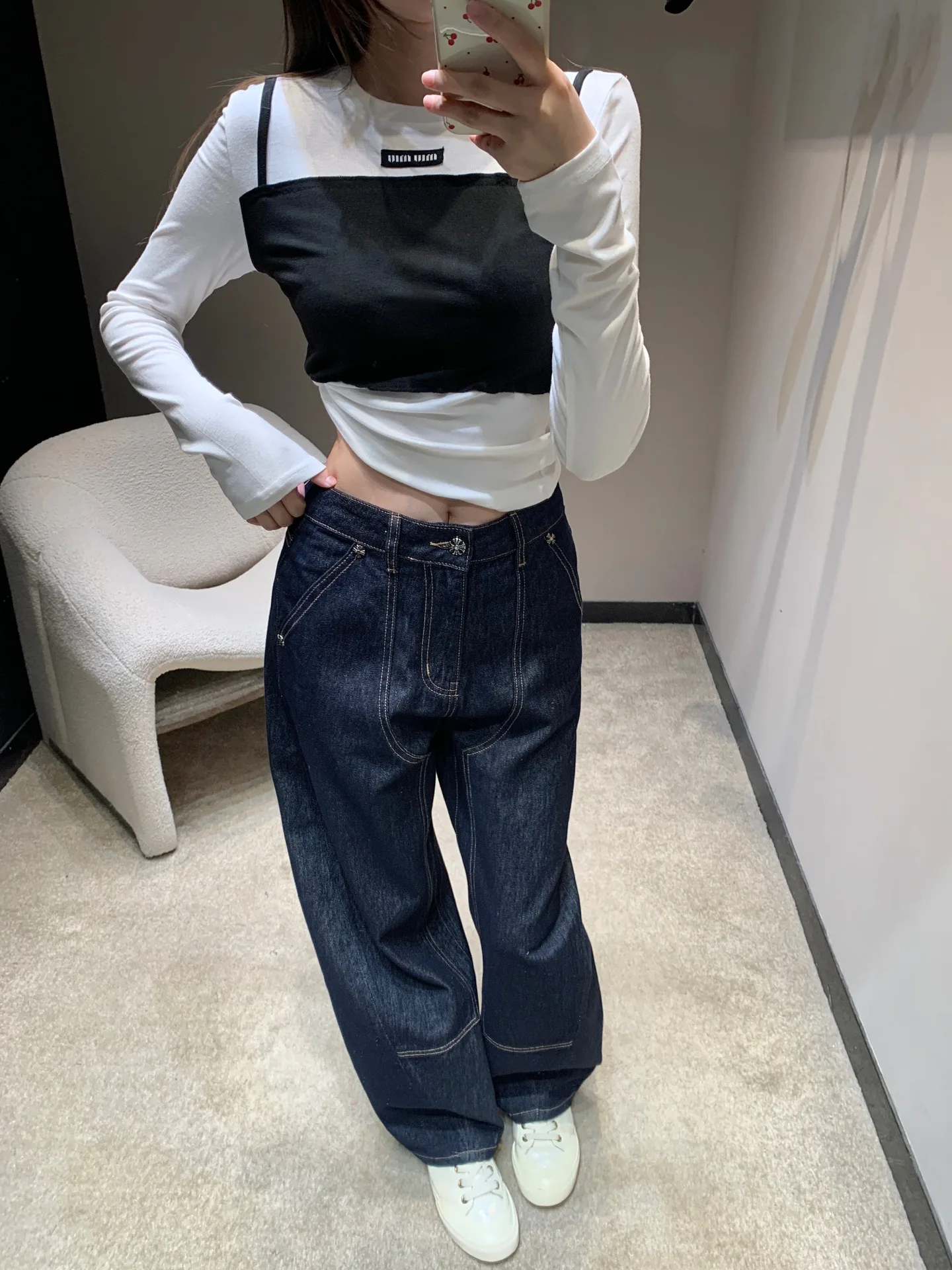 Джинсы Женские Chrome Hearts 5078191