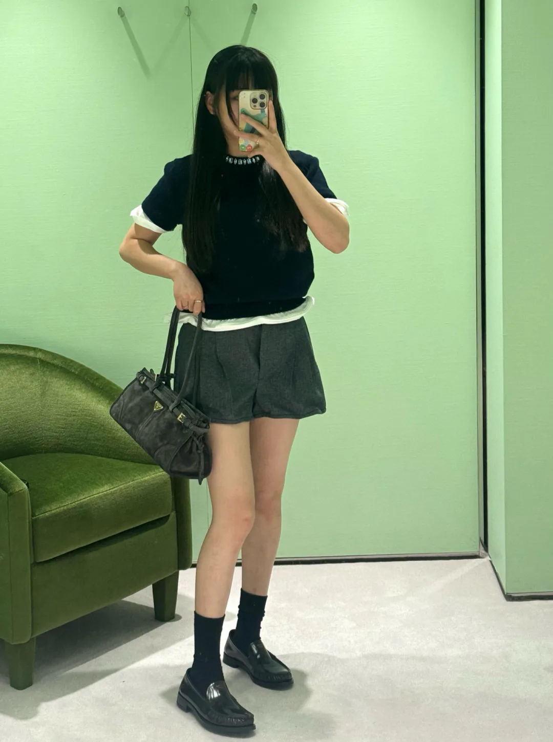 Шорты Женские Prada 9655027