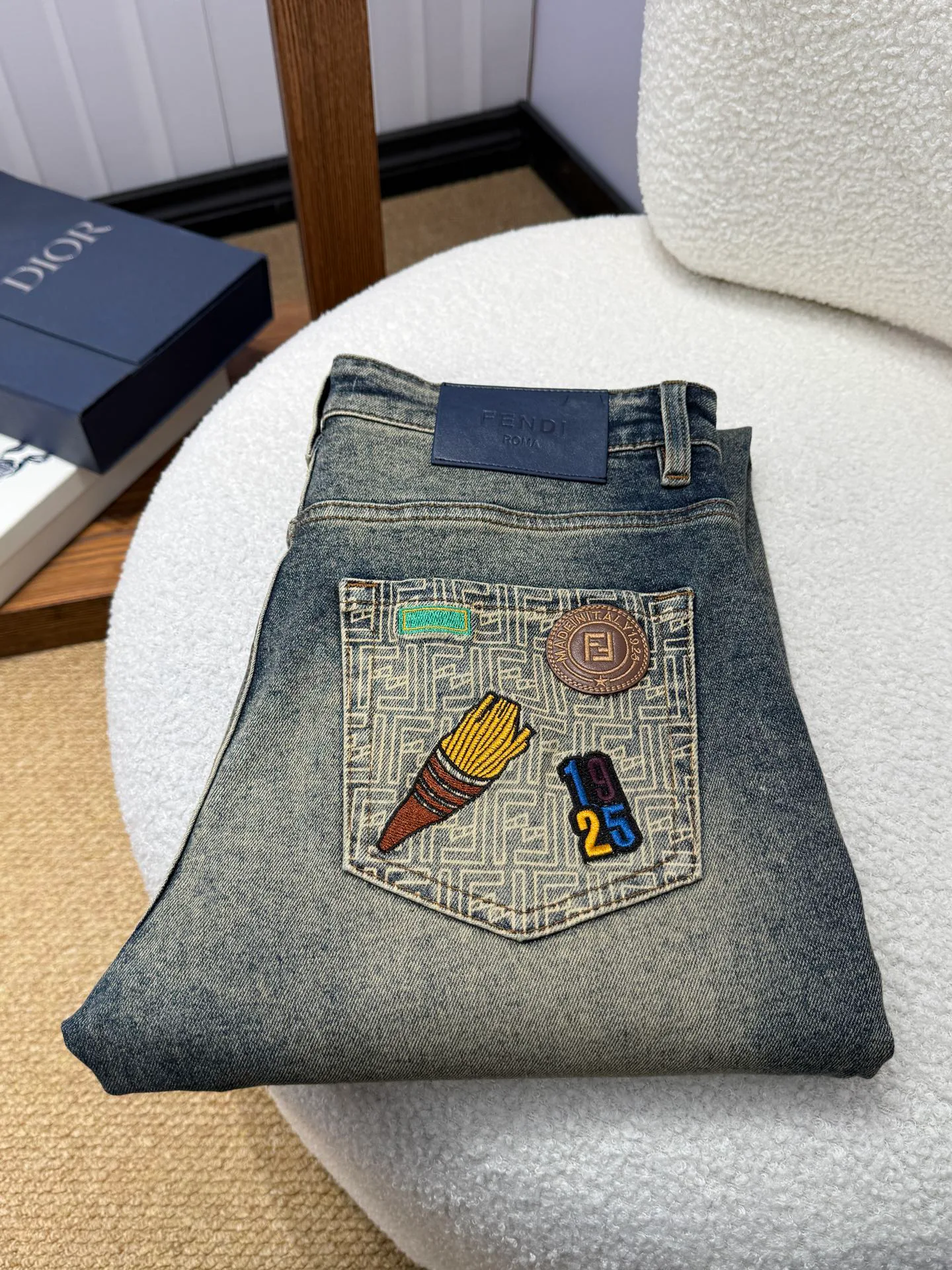 Джинсы Мужские Fendi 18029756