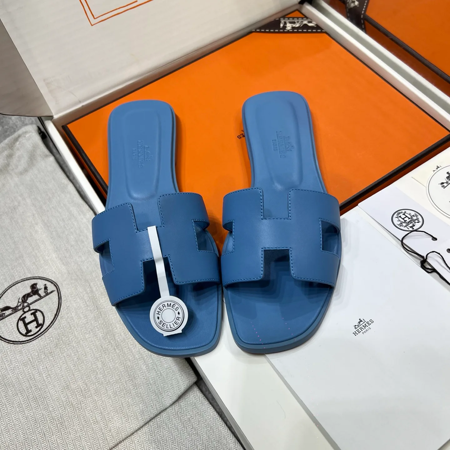 Шлепанцы Женские Hermes 56466