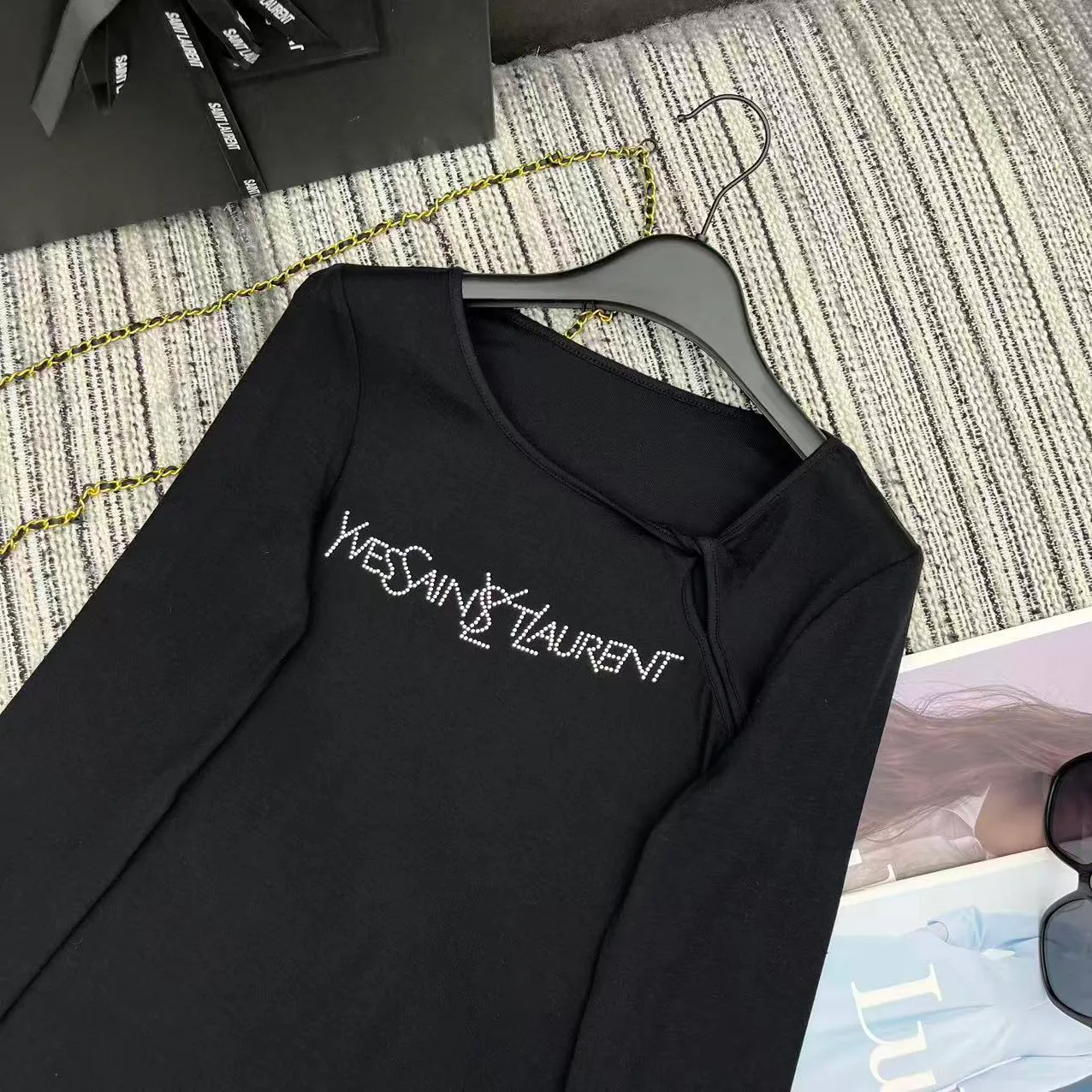 Лонгсливы Женские Saint Laurent 11230100