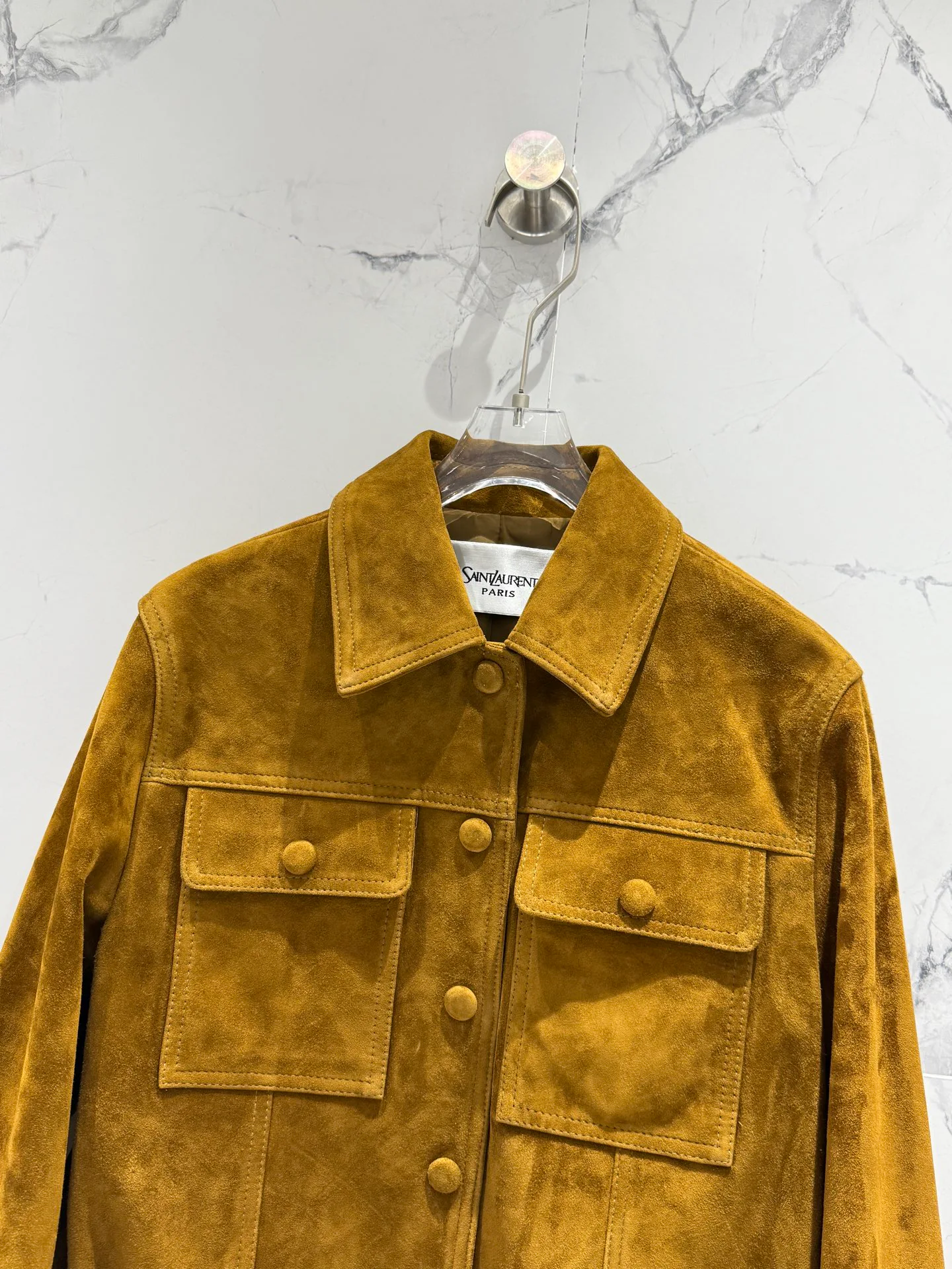 Кожаные Куртки И Дублёнки Женские Saint Laurent 10624720