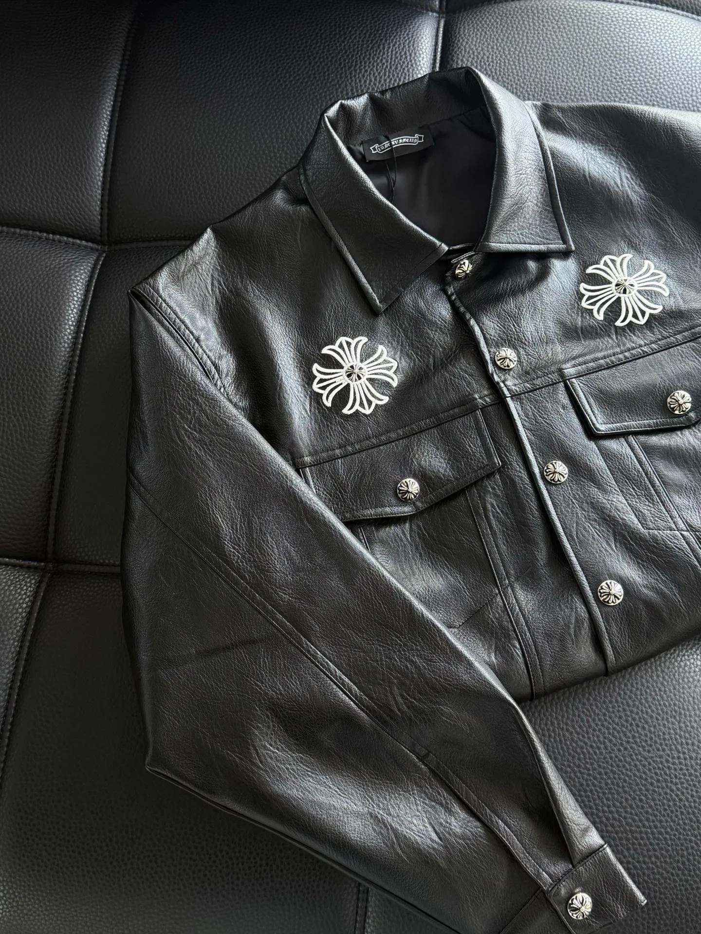 Кожаные Куртки И Дублёнки Женские Chrome Hearts 2238001