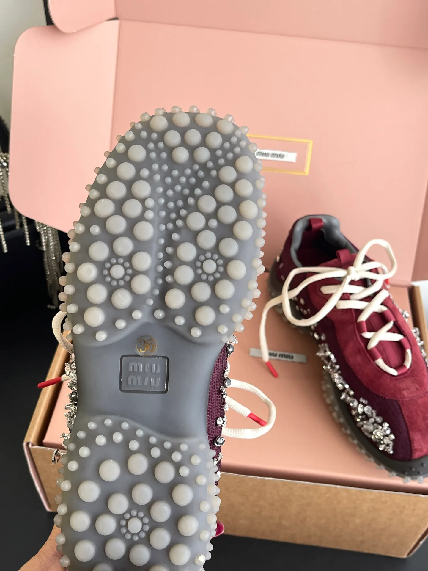 Кроссовки Женские Miu Miu 17554329