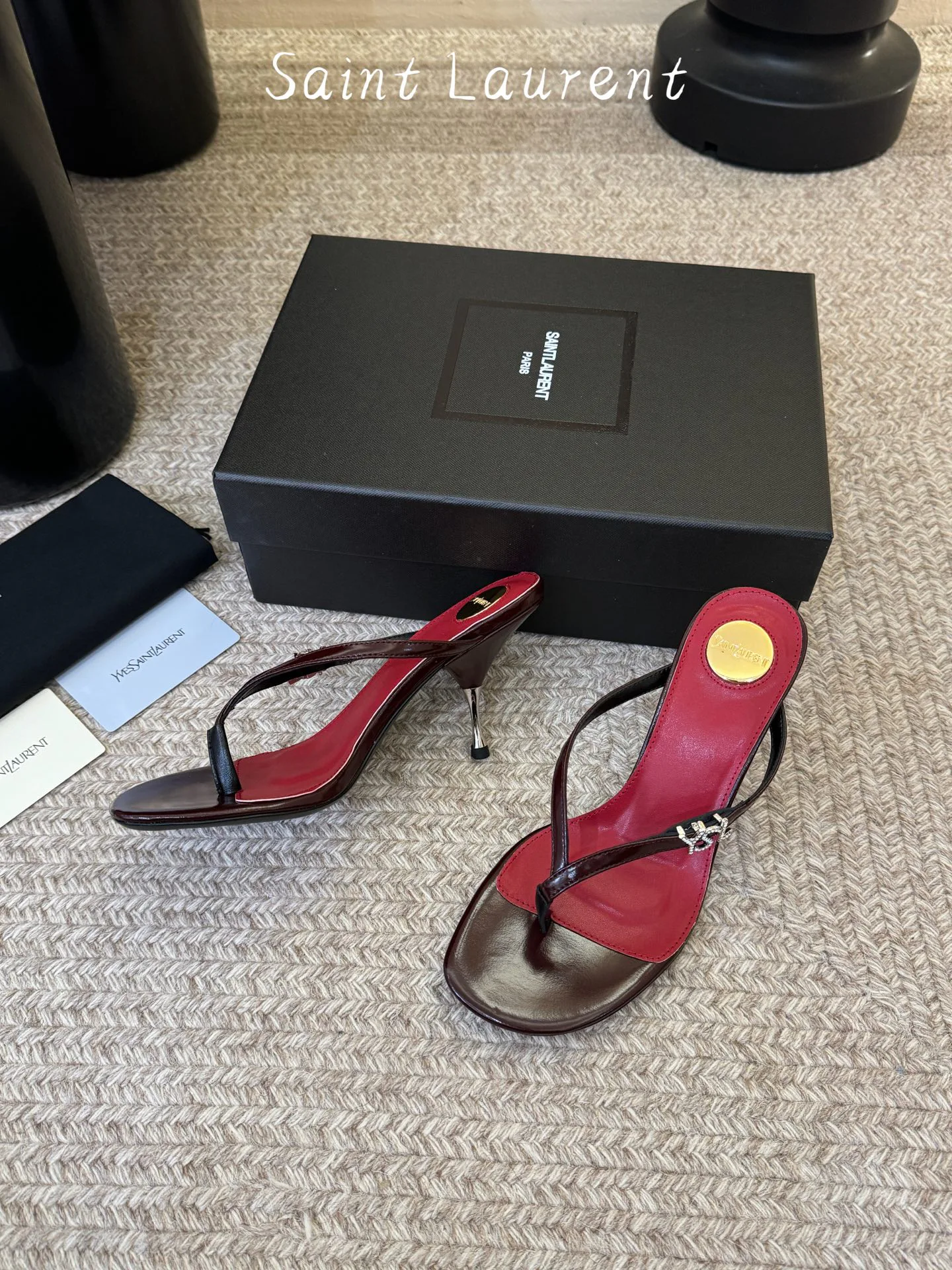 Босоножки Женские Saint Laurent 13182194