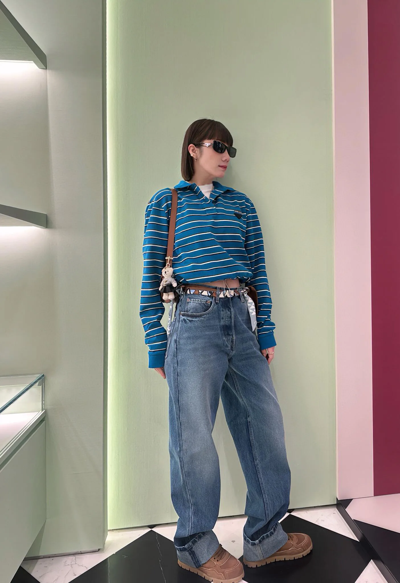 Лонгсливы Женские Prada 4917163