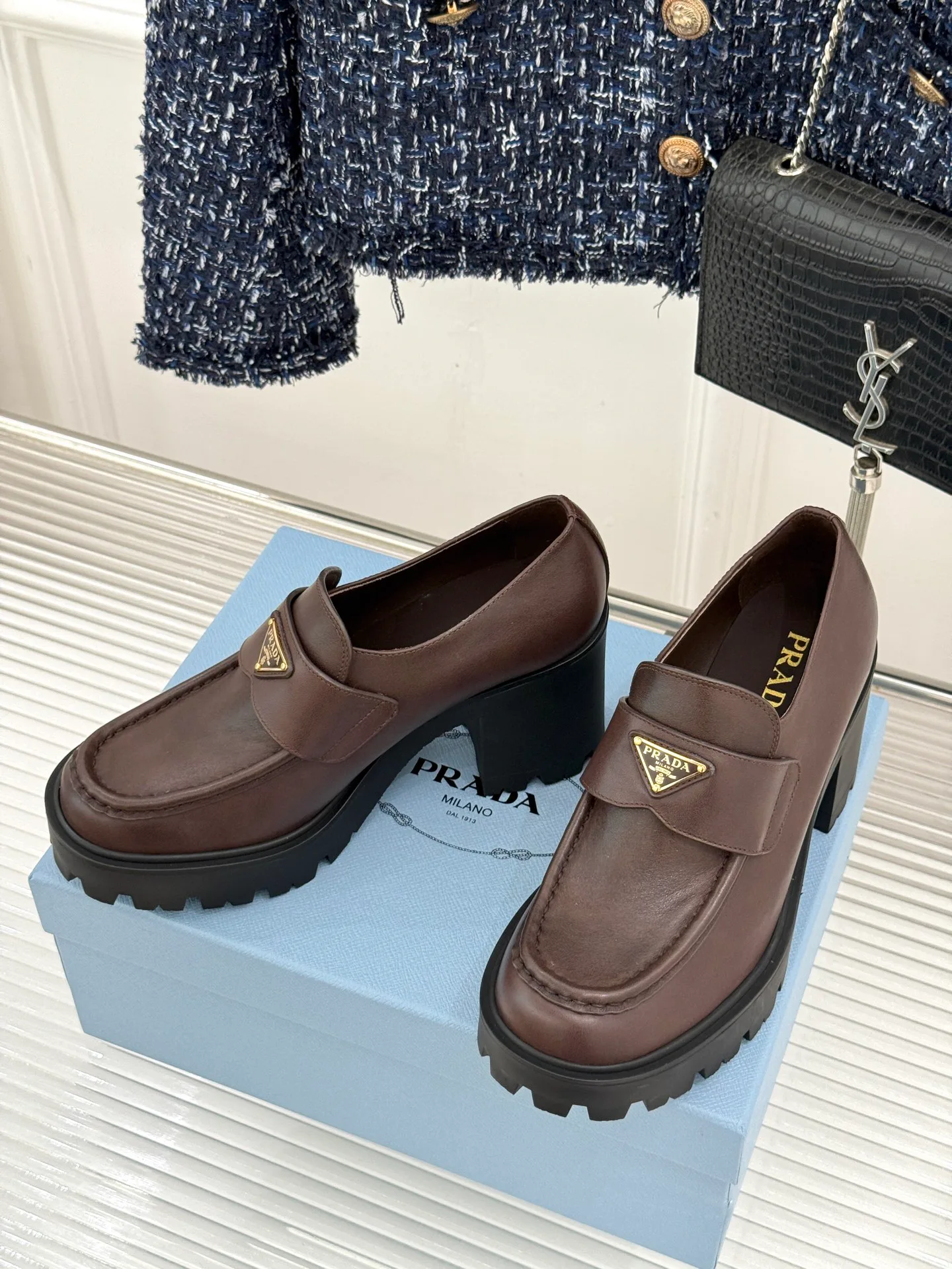 Лоферы И Мокасины Женские Prada 18780367